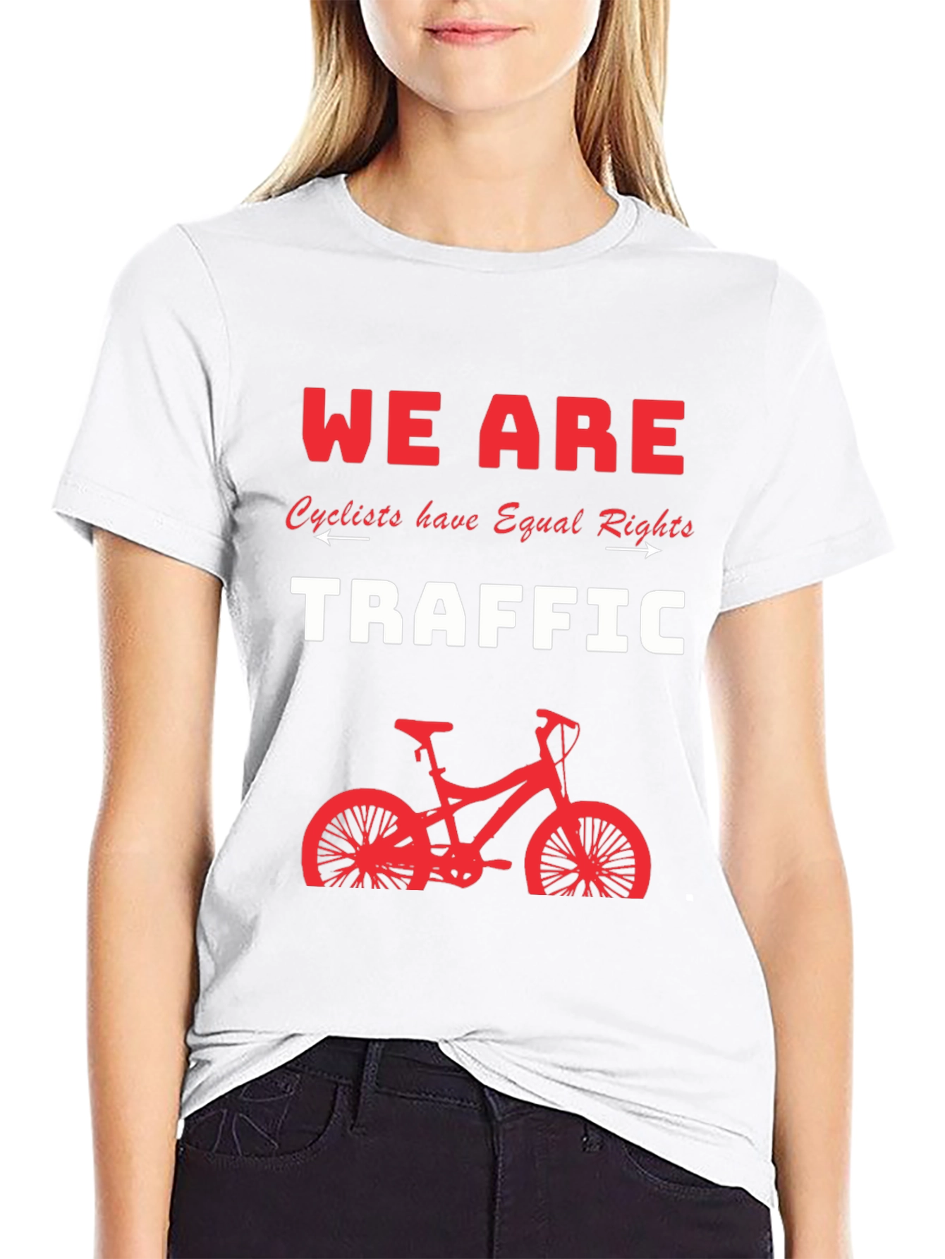 Cyclist Equal Rights Graphic Tee