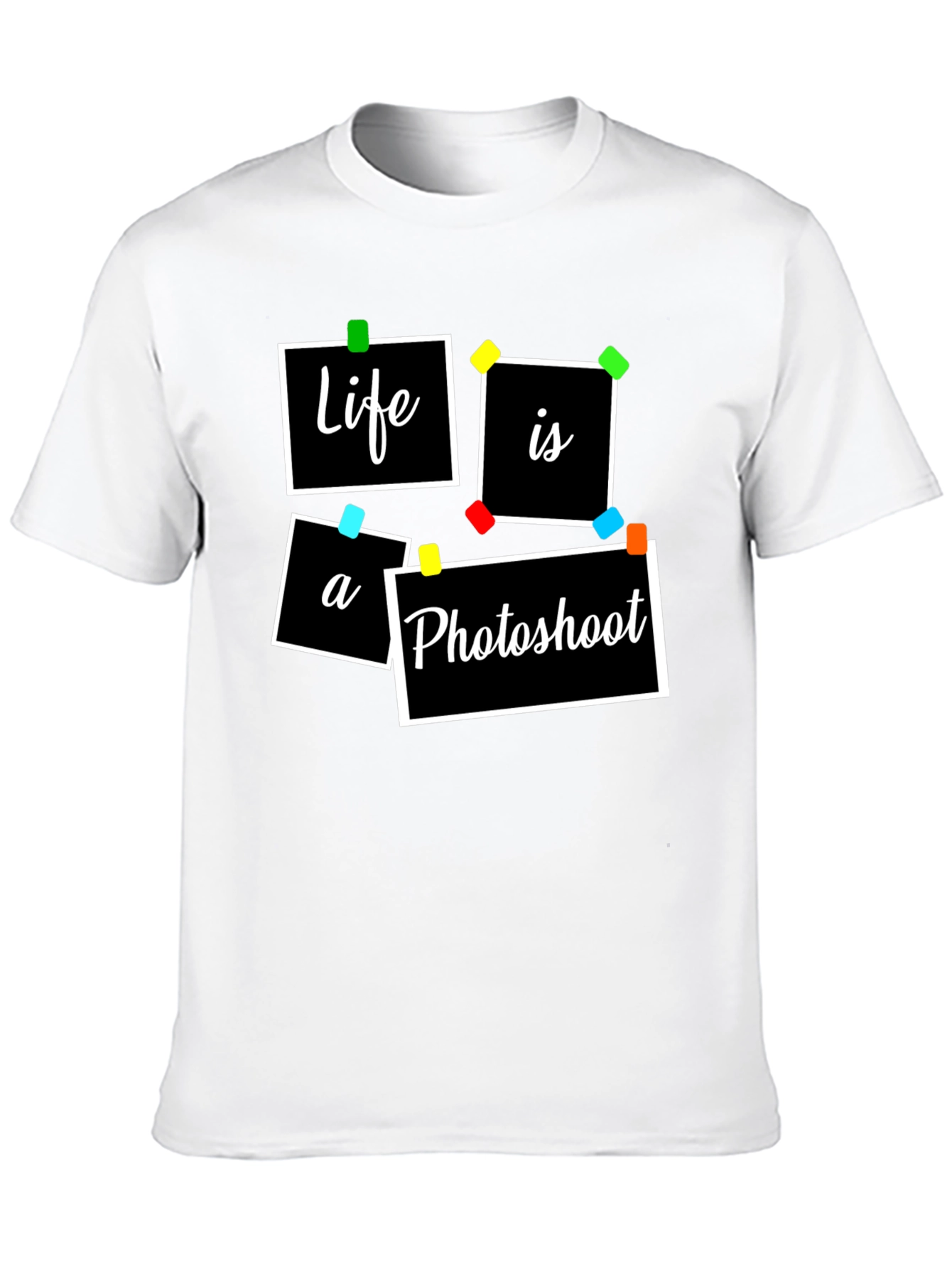Life is a Photoshoot Black Graphic Tee
