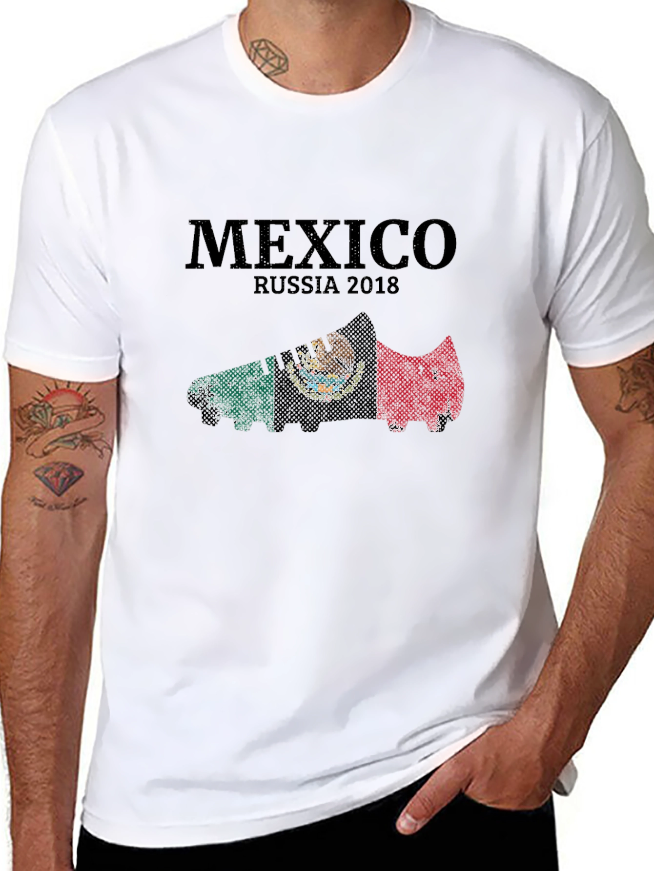 Mexico Russia 2018 Soccer T-Shirt