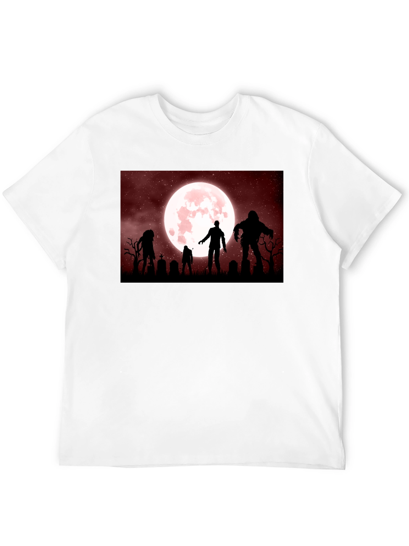Zombie Moon T-Shirt - Halloween Night