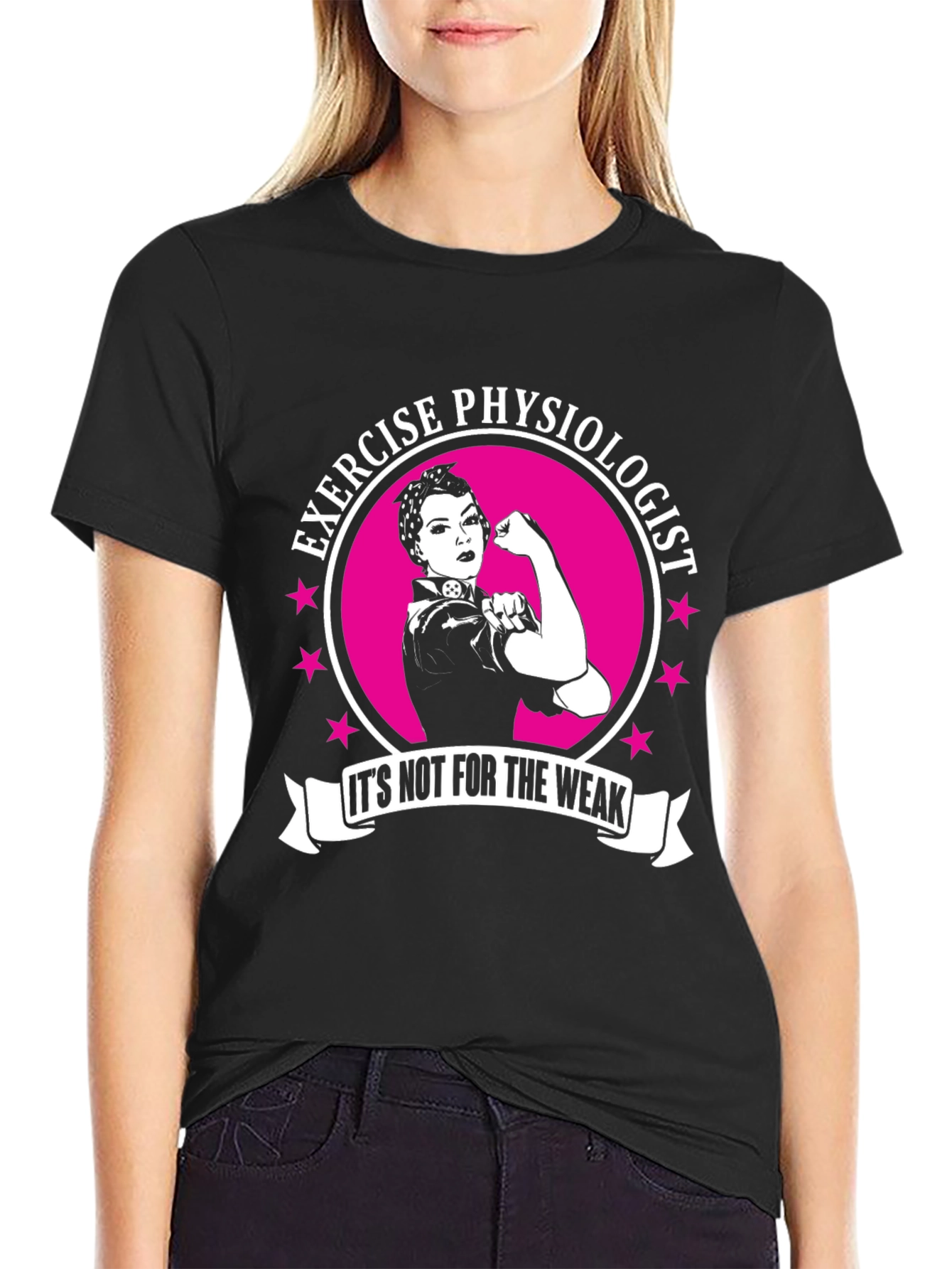Exercise Physiologist T-Shirt - Rosie the Riveter Style