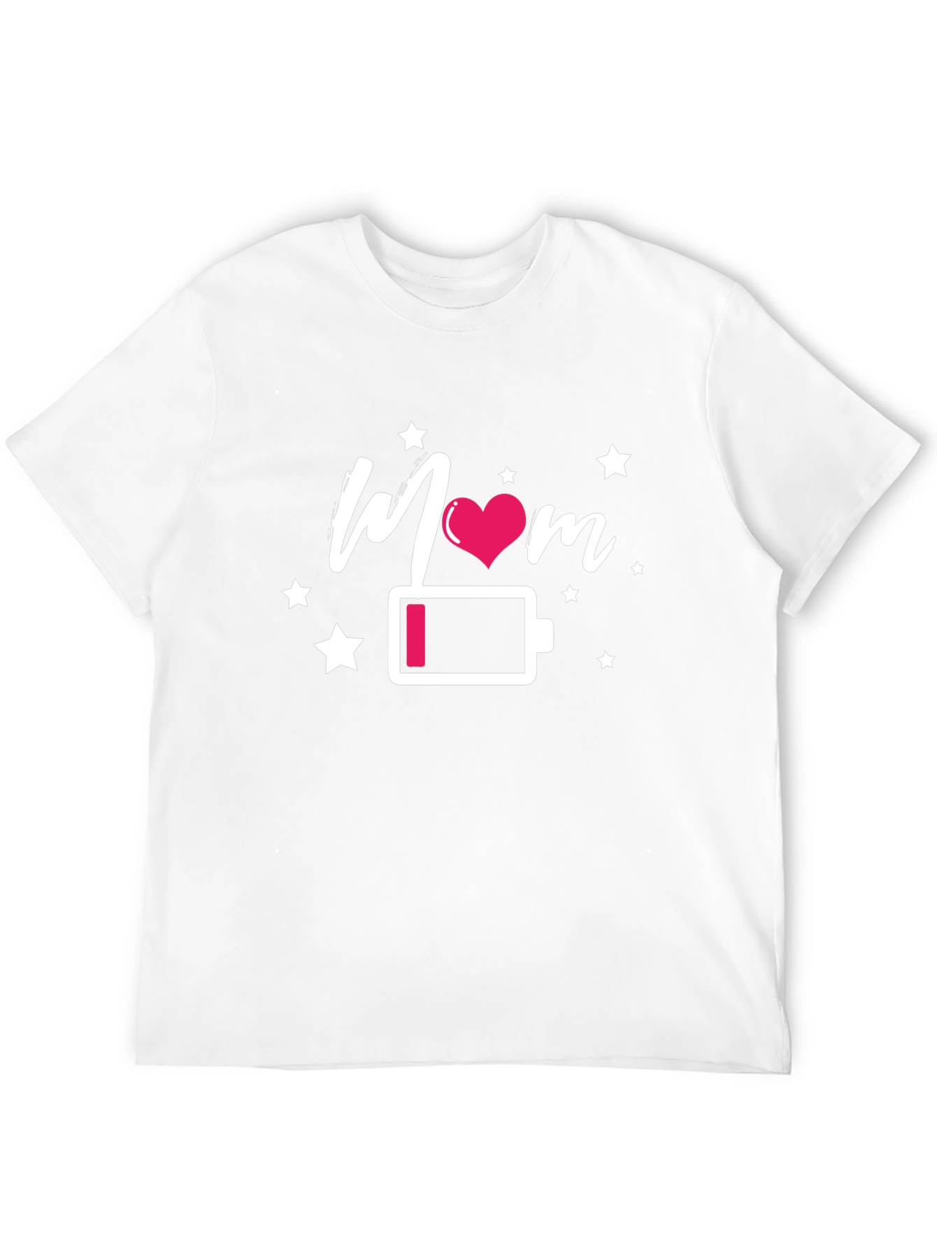 Mom Low Battery T-Shirt - Black