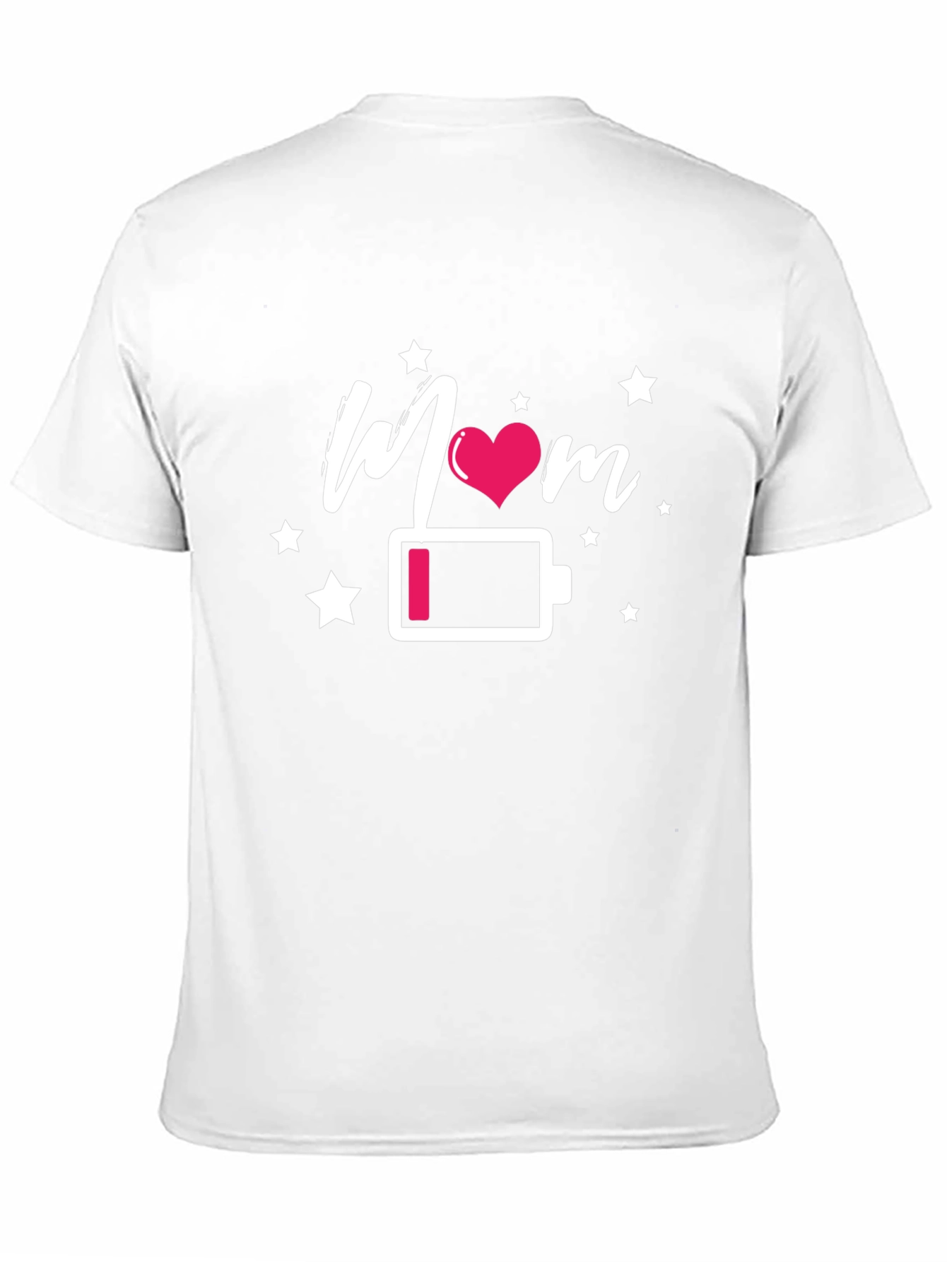 Mom Low Battery T-Shirt - Black