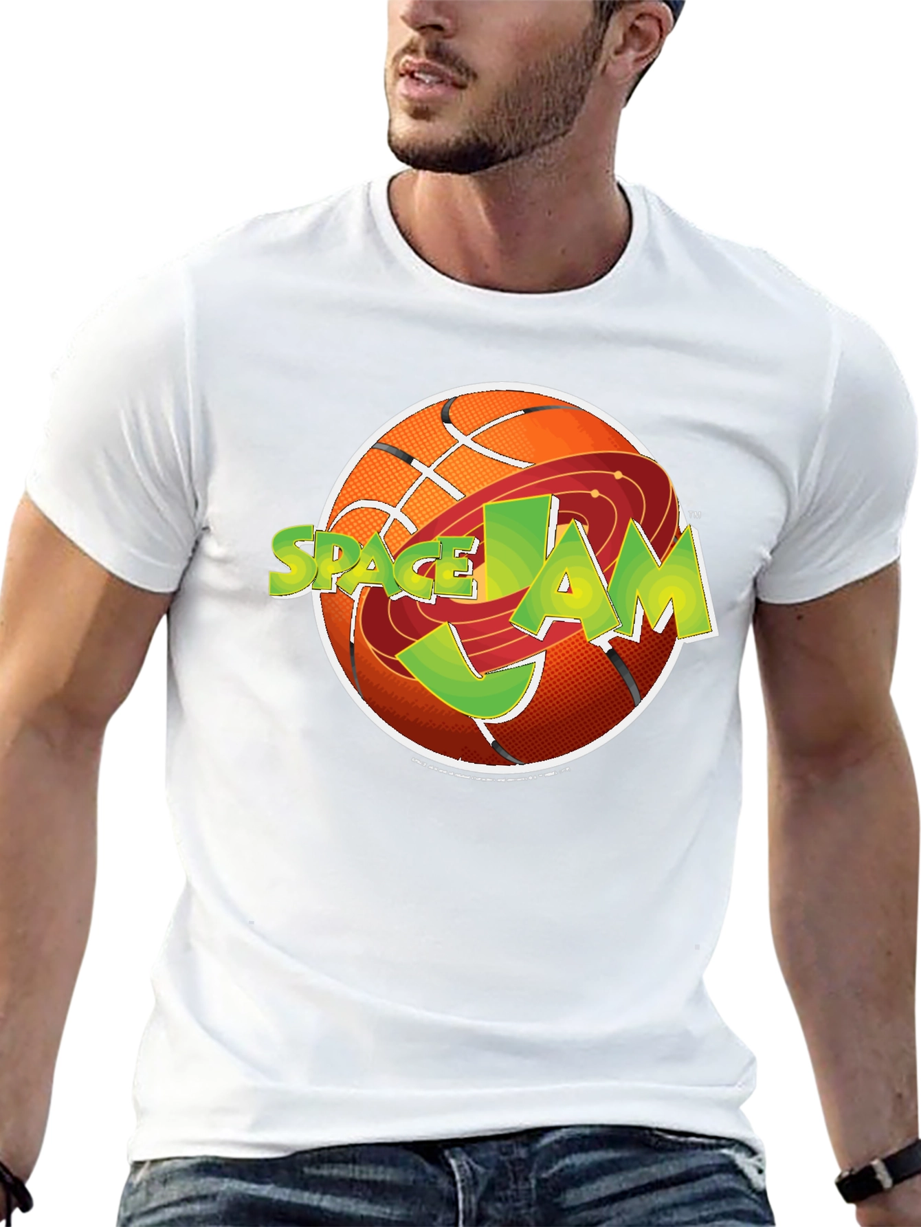 Space Jam Graphic Print T-Shirt