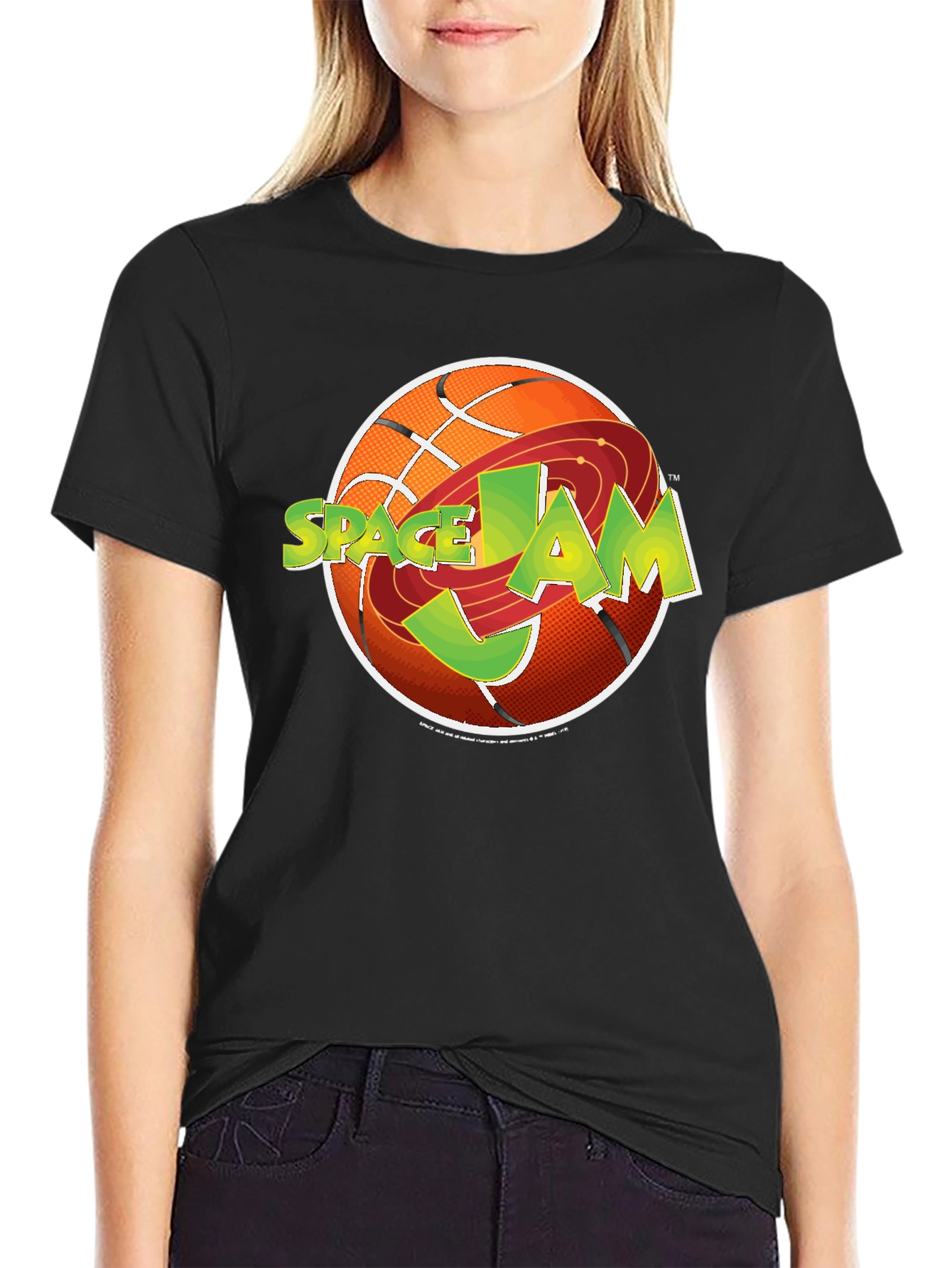Space Jam Graphic Print T-Shirt