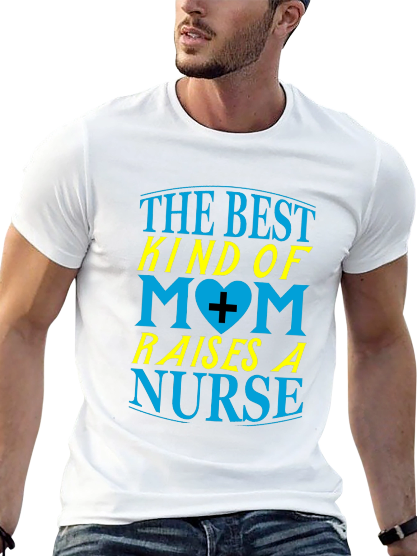 Best Mom Raises a Nurse Graphic T-Shirt