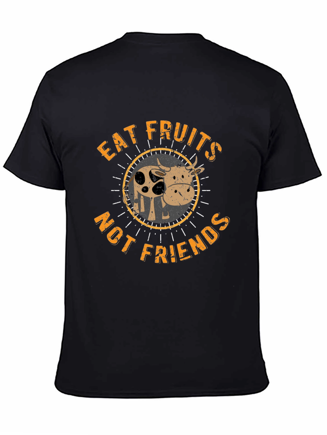 Eat Fruits Not Friends Vegan T-Shirt
