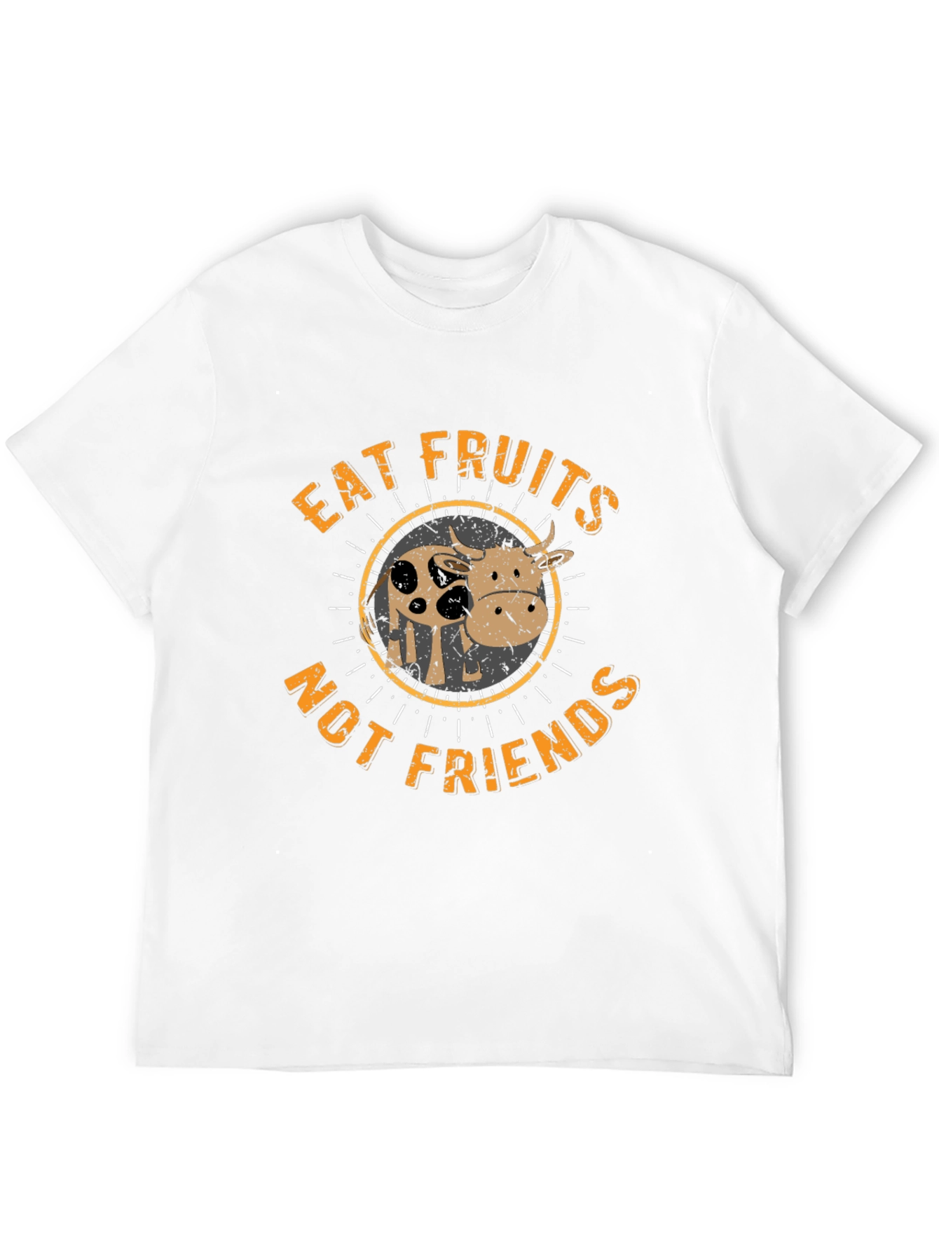 Eat Fruits Not Friends Vegan T-Shirt