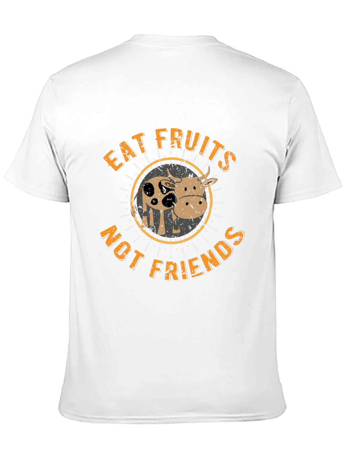 Eat Fruits Not Friends Vegan T-Shirt