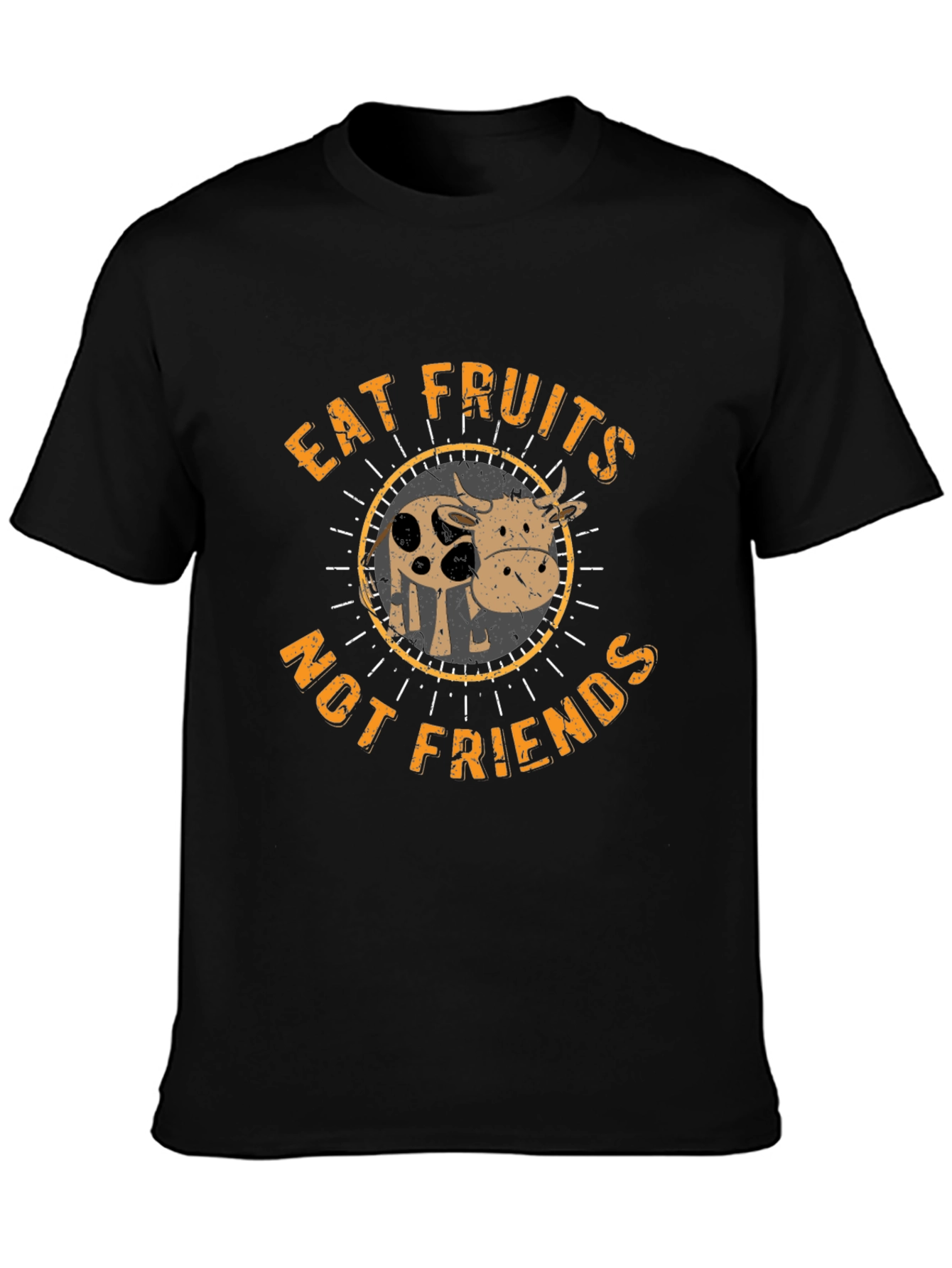 Eat Fruits Not Friends Vegan T-Shirt