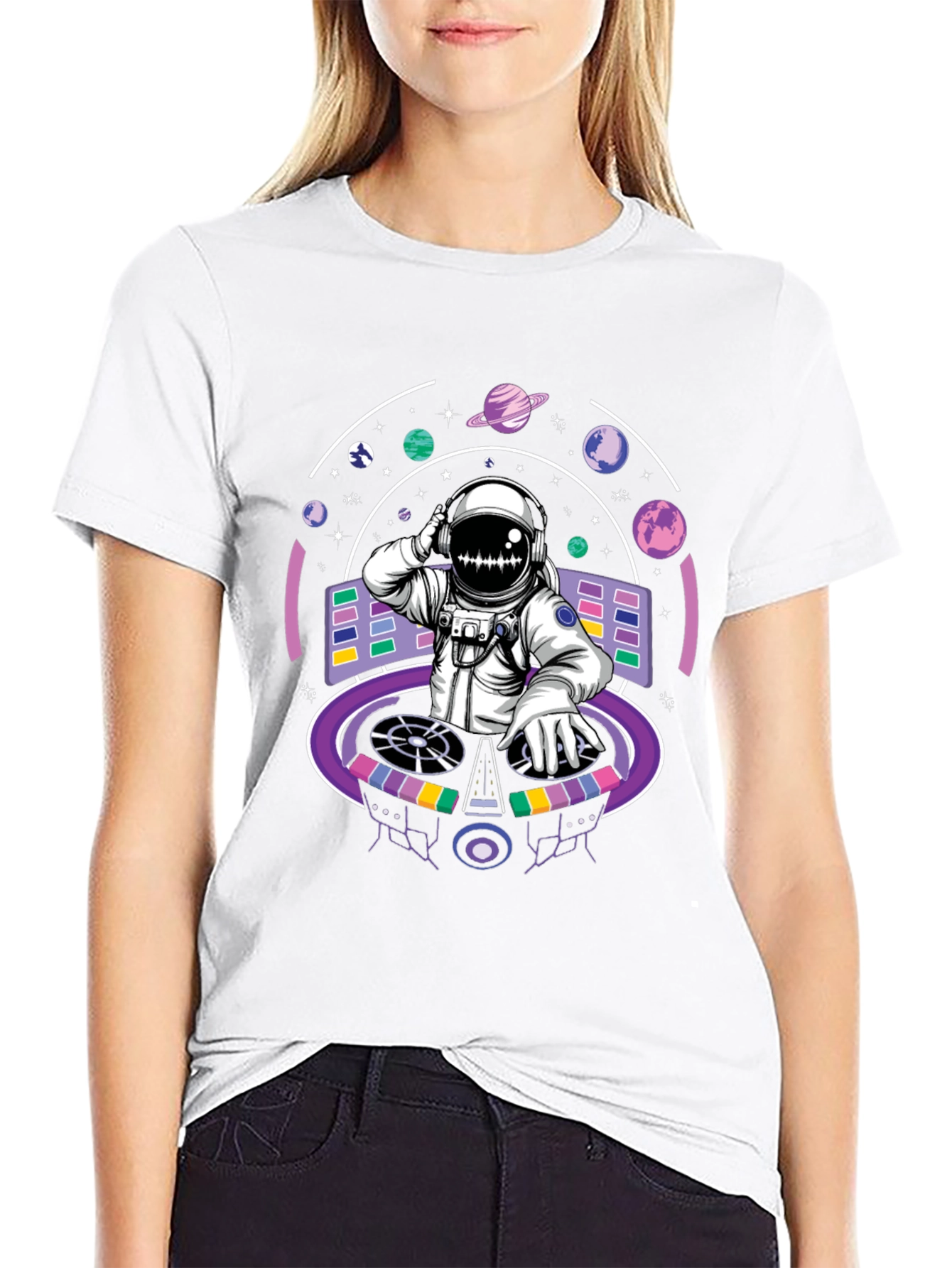 DJ Astronaut T-Shirt - Cosmic Beats