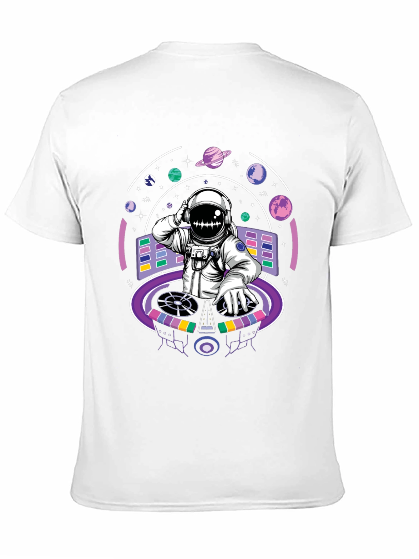 DJ Astronaut T-Shirt - Cosmic Beats