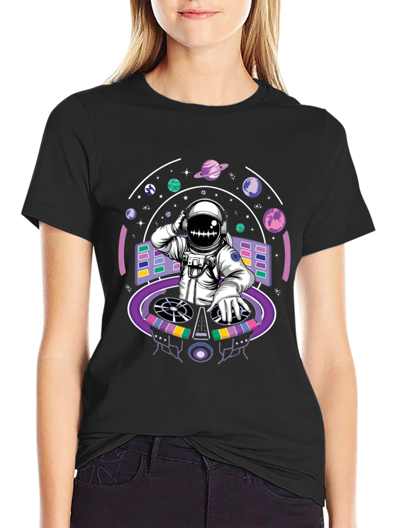DJ Astronaut T-Shirt - Cosmic Beats