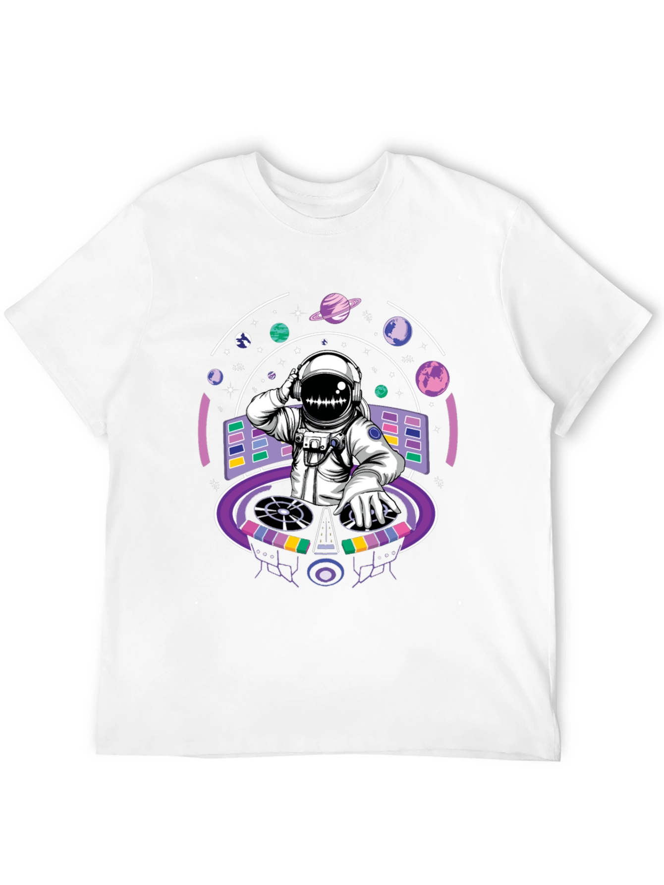 DJ Astronaut T-Shirt - Cosmic Beats