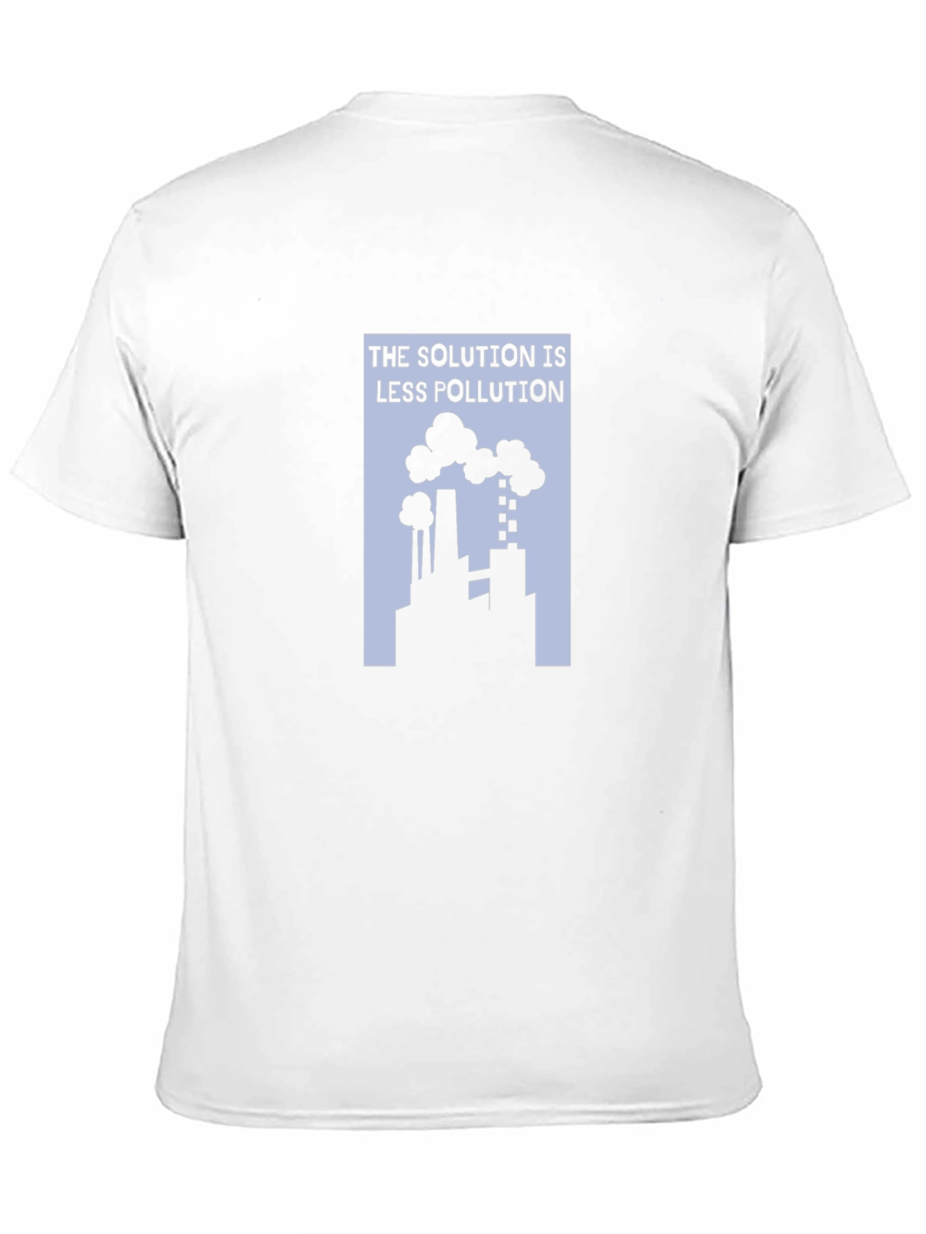 Solution is Less Pollution Graphic T-Shirt