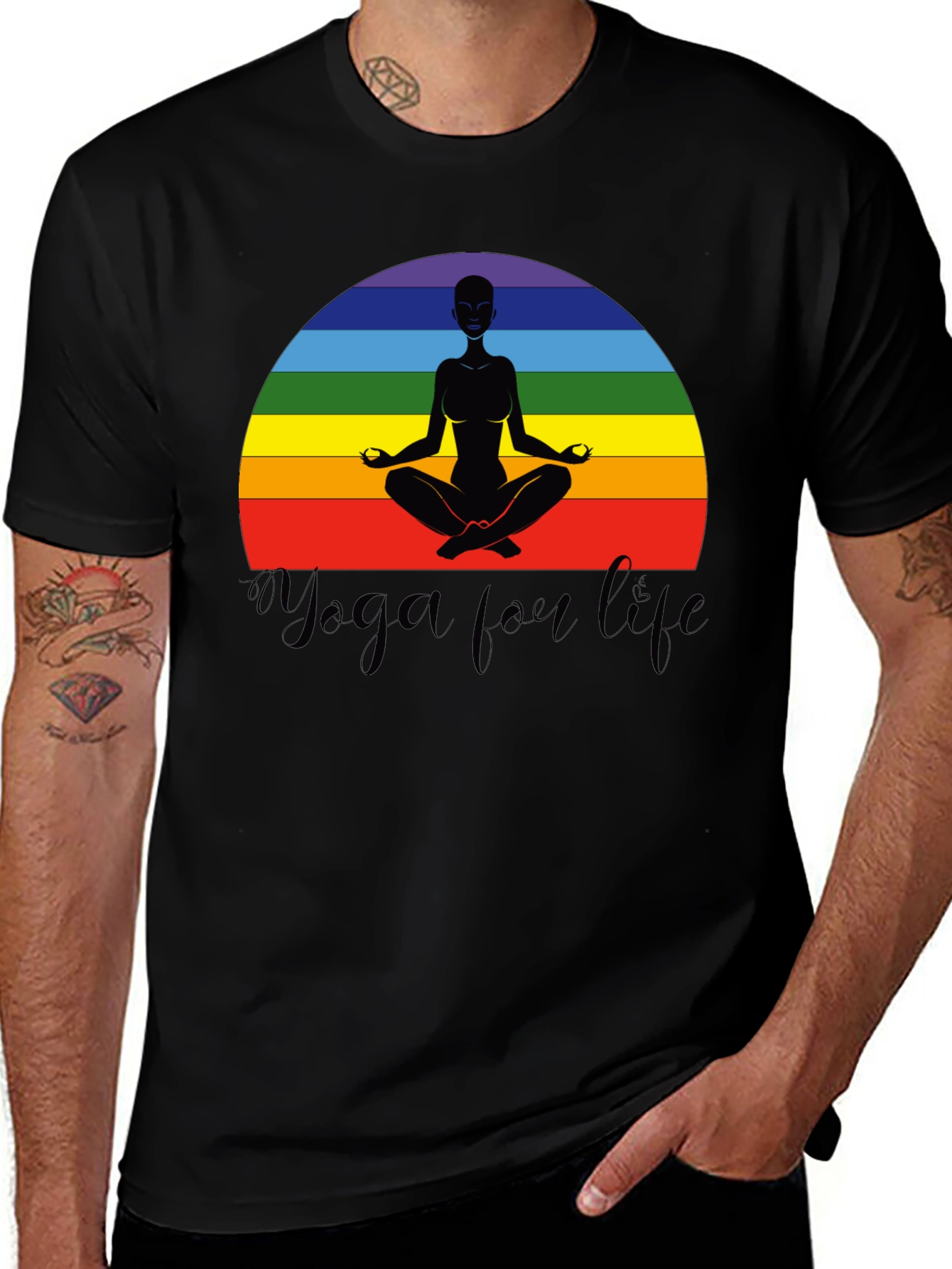 Yoga for Life Rainbow T-Shirt