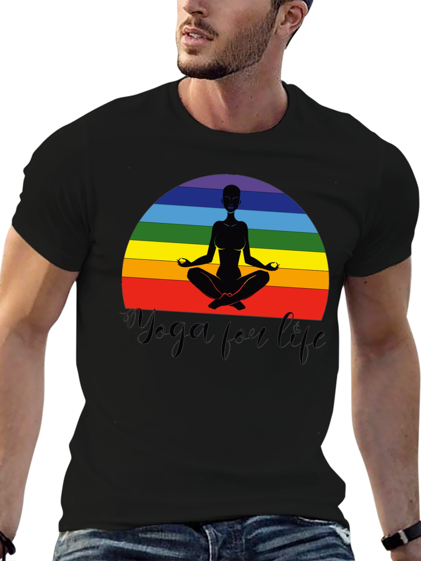 Yoga for Life Rainbow T-Shirt