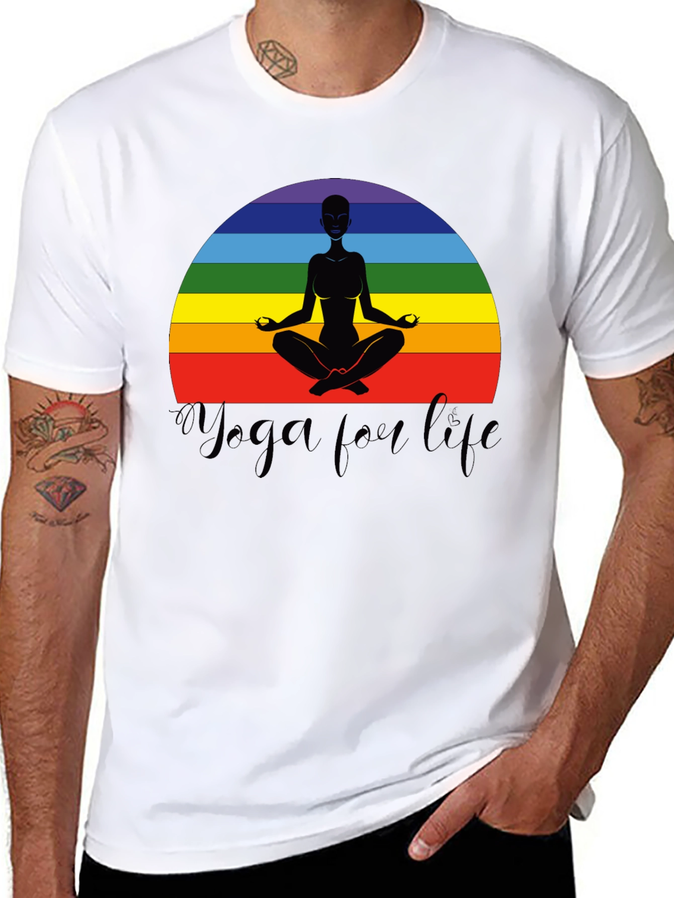 Yoga for Life Rainbow T-Shirt