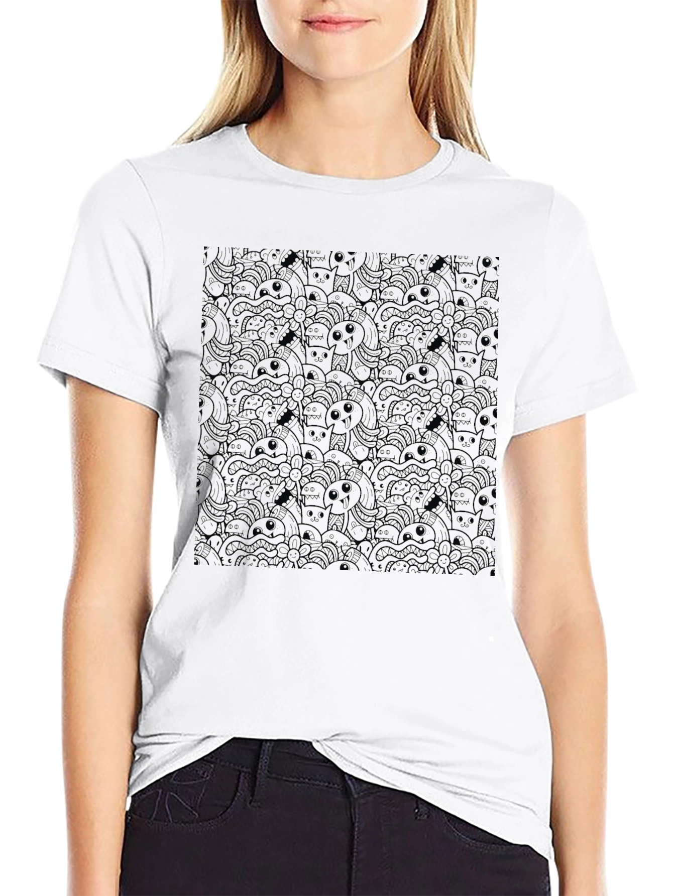 Dark Skull Pattern Tee