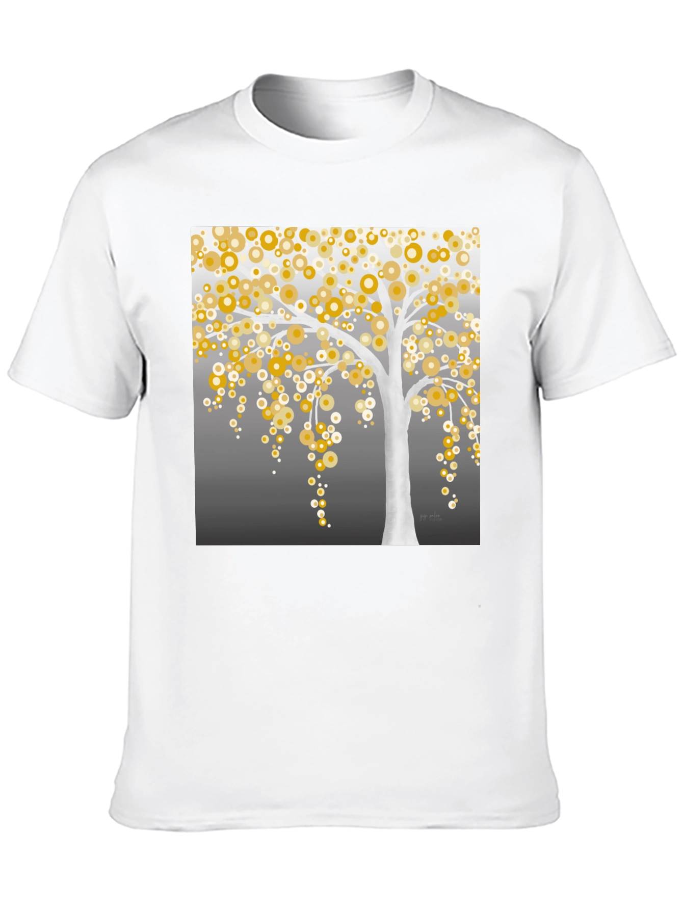 Abstract Tree Graphic T-Shirt - Stylish Mens Tee