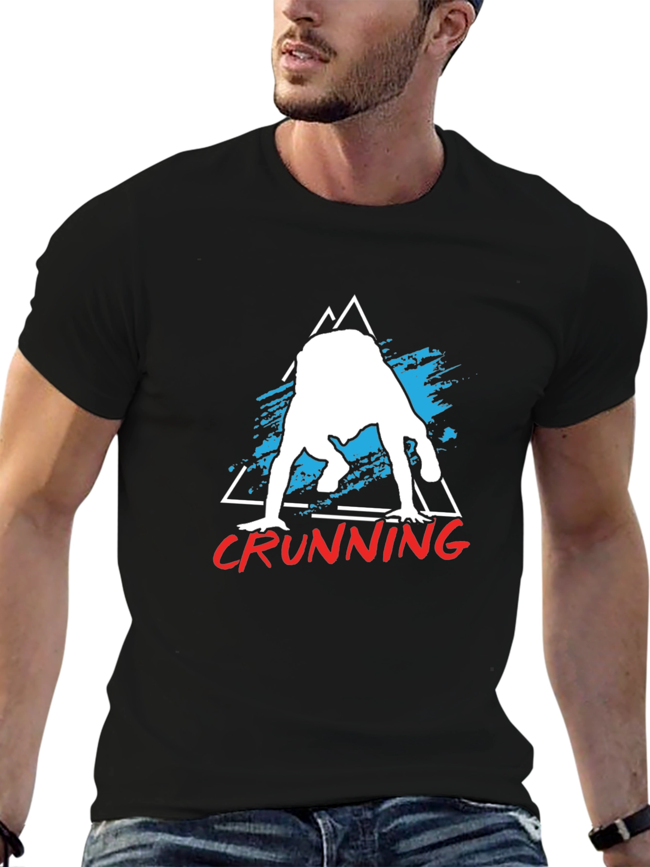 Crunning T-Shirt - Funky Graphic Tee