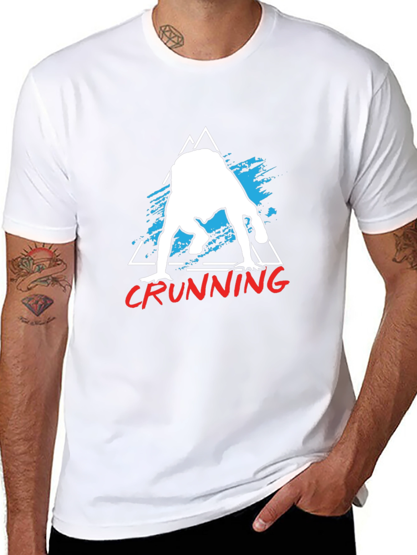 Crunning T-Shirt - Funky Graphic Tee