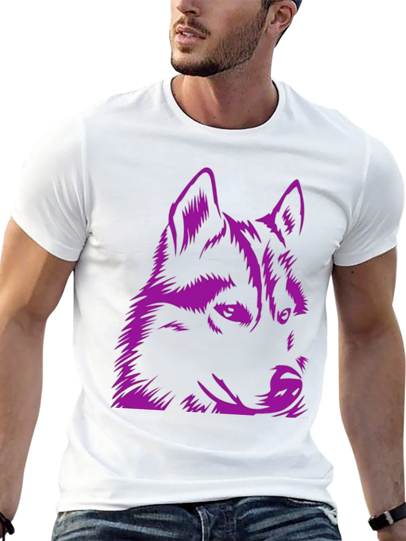 Wolf Graphic Tee - Modern Fit