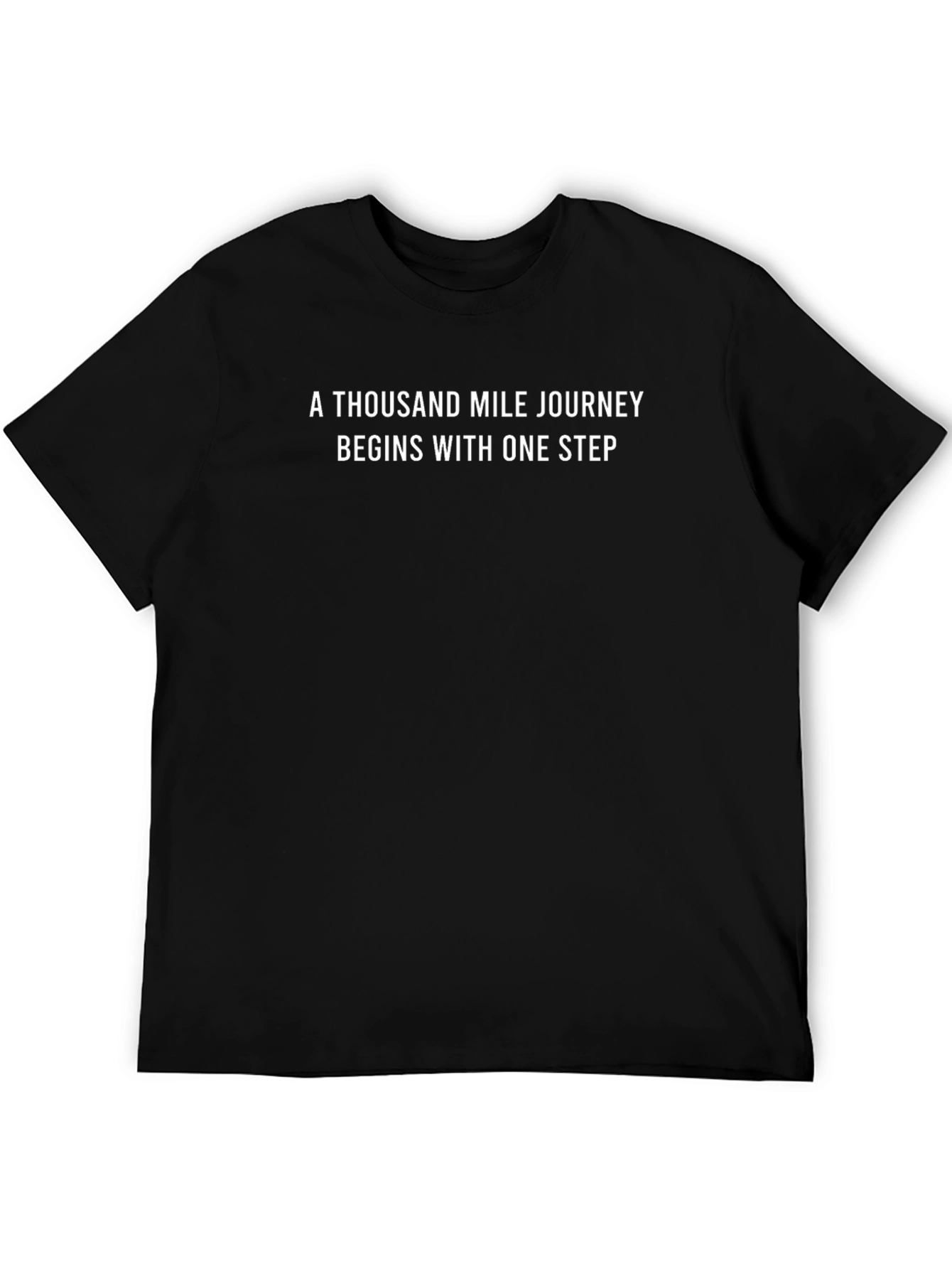Inspirational Quote T-Shirt: Thousand Mile Journey Tee