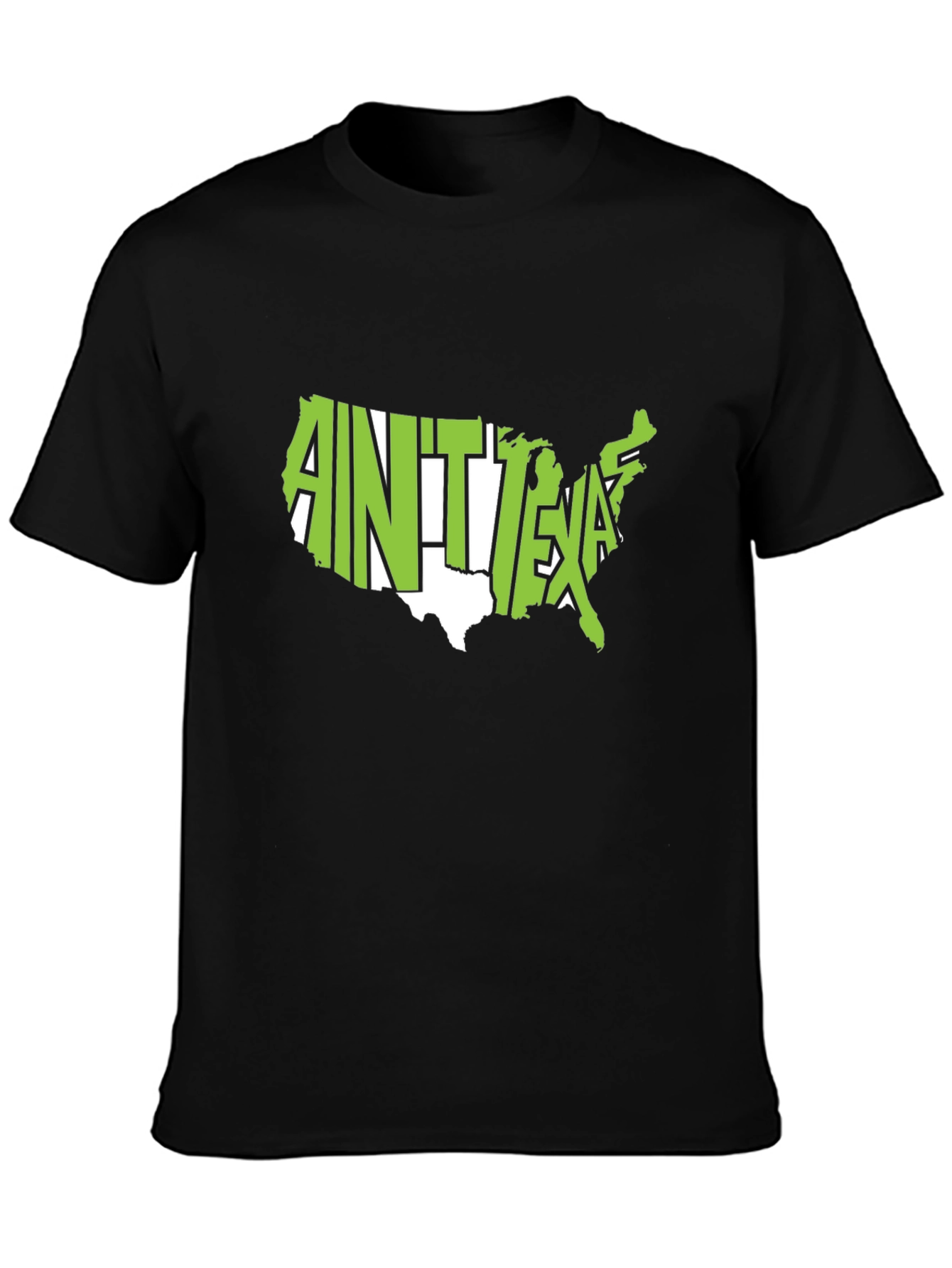 Aint Texas USA Map Graphic T-Shirt