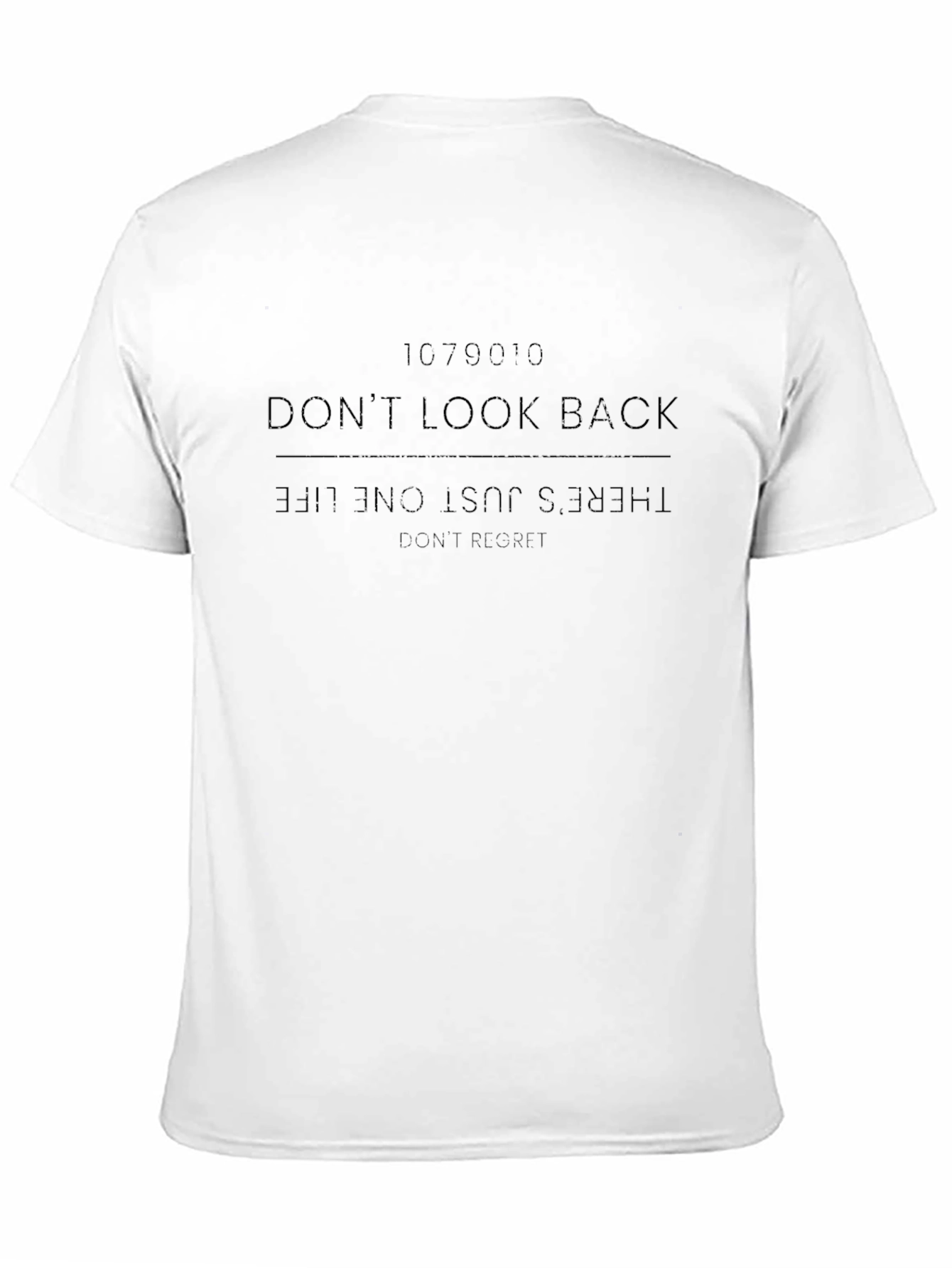 Dont Look Back Graphic Tee - Black