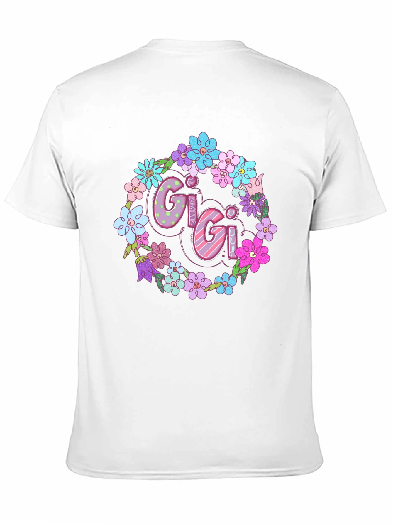 Gigi Floral Wreath Graphic T-Shirt