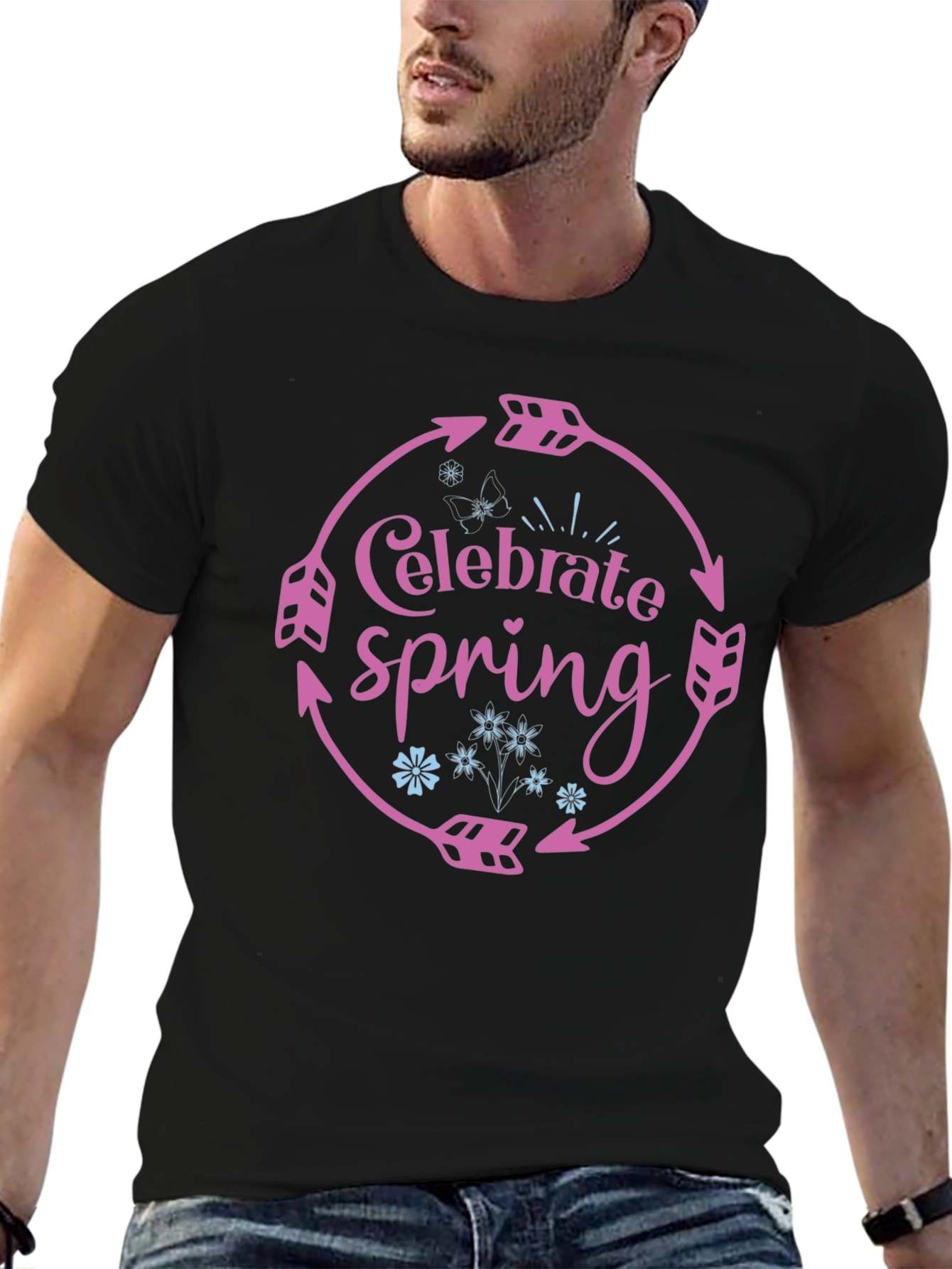 Celebrate Spring Arrow Circle T-Shirt