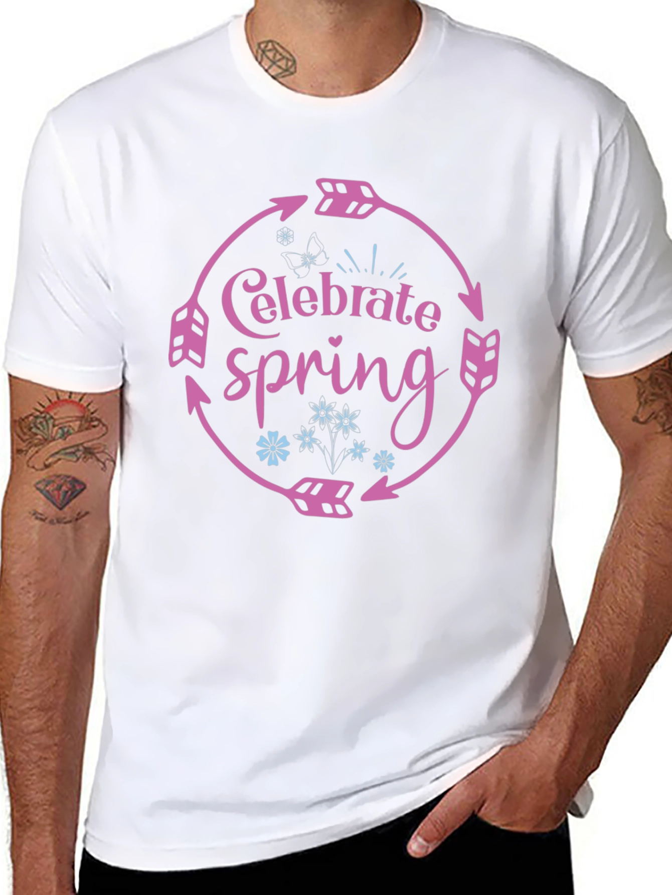 Celebrate Spring Arrow Circle T-Shirt