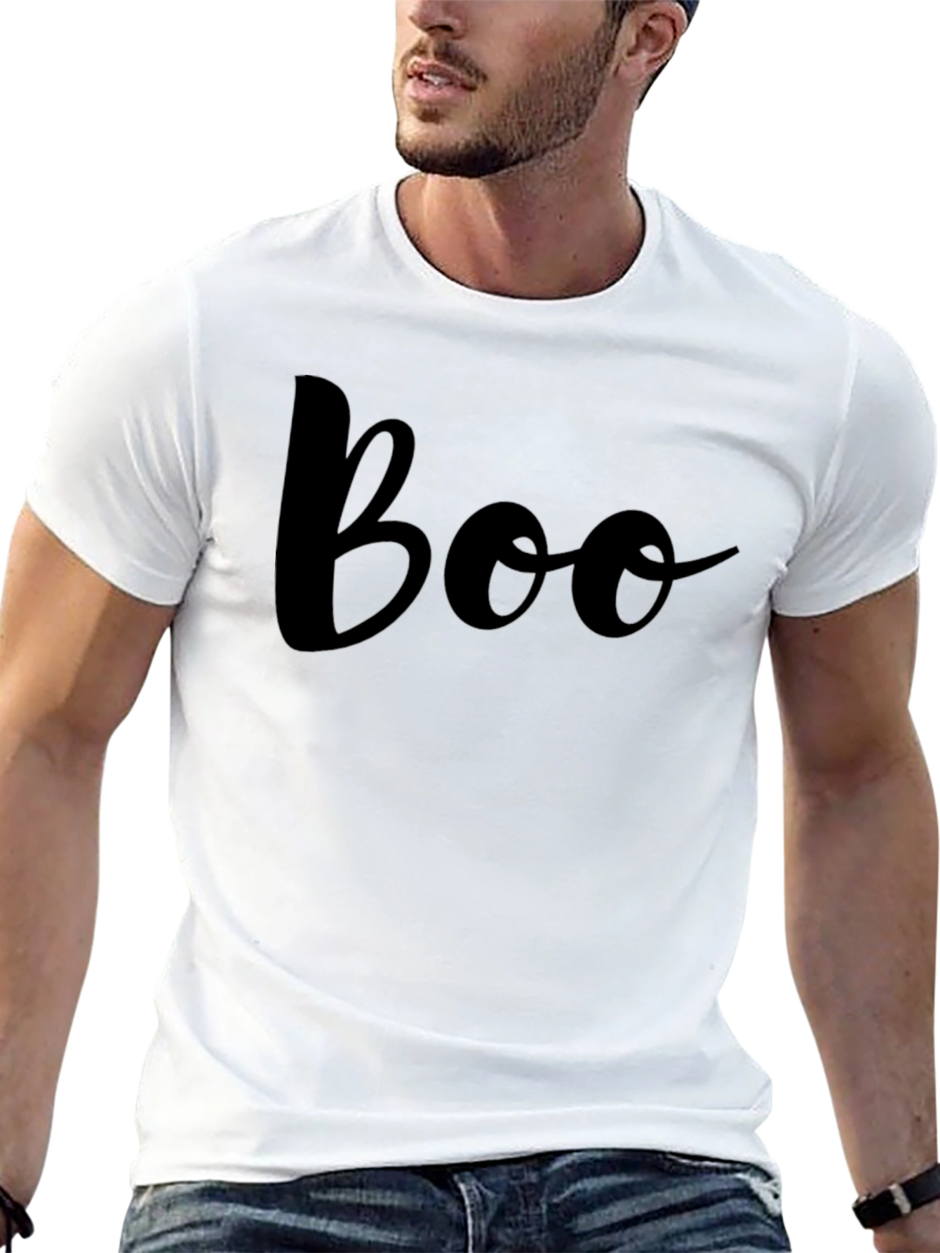 Boo Crew Black T-Shirt - Halloween Fashion