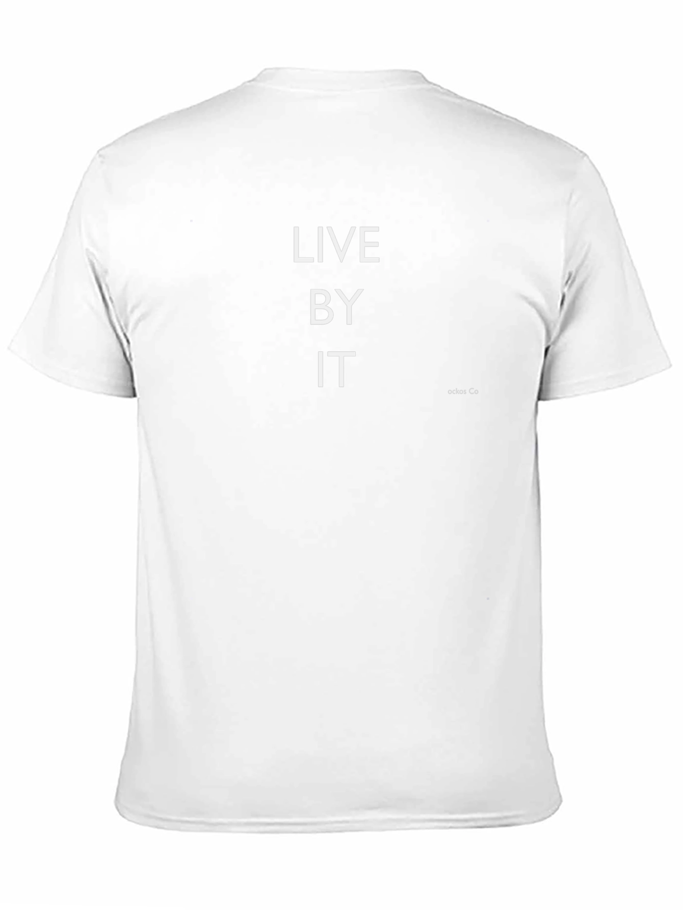 Live By It Black T-Shirt | Graphic Tee