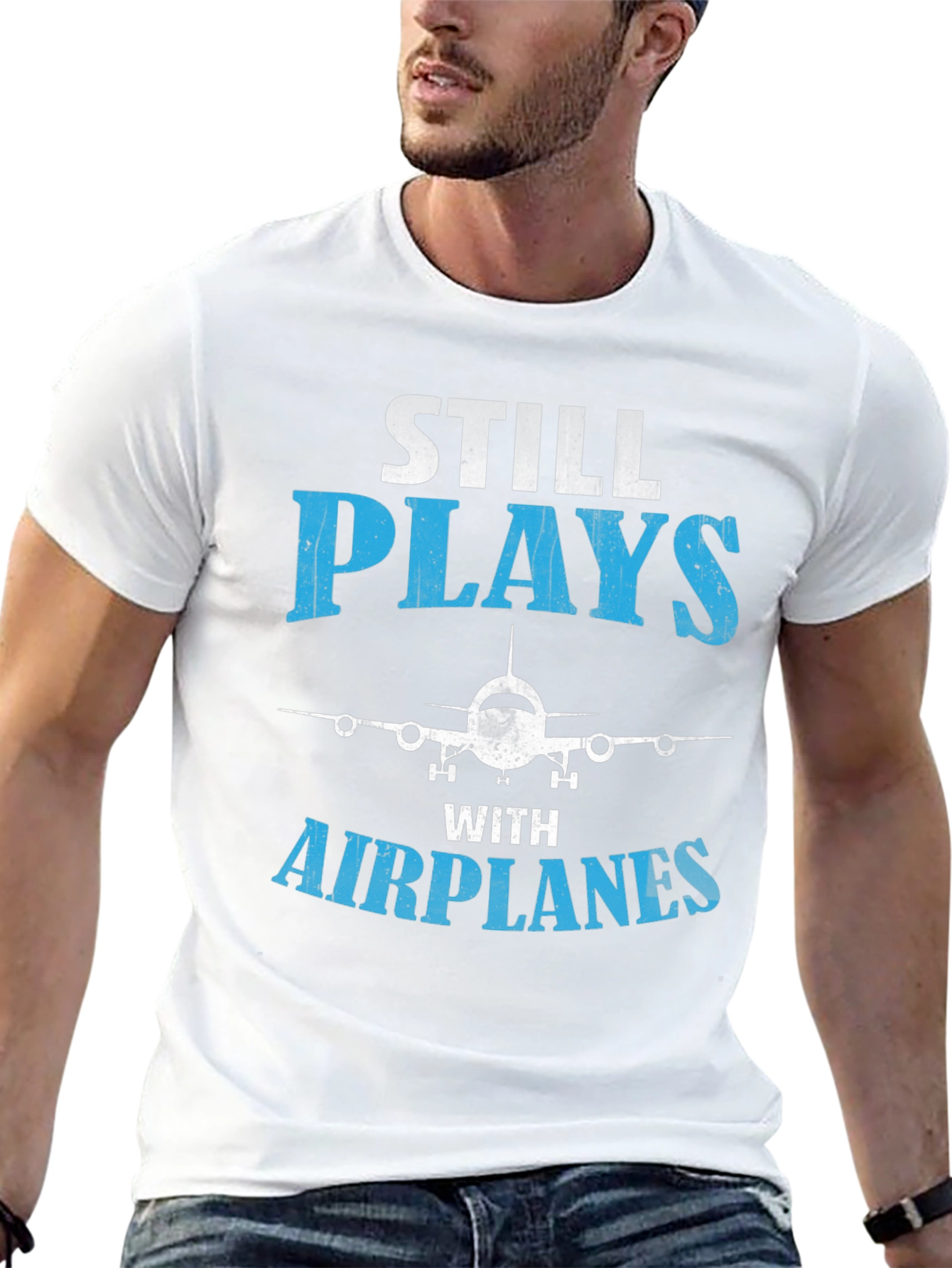 Still Plays With Airplanes - Graphic Tee