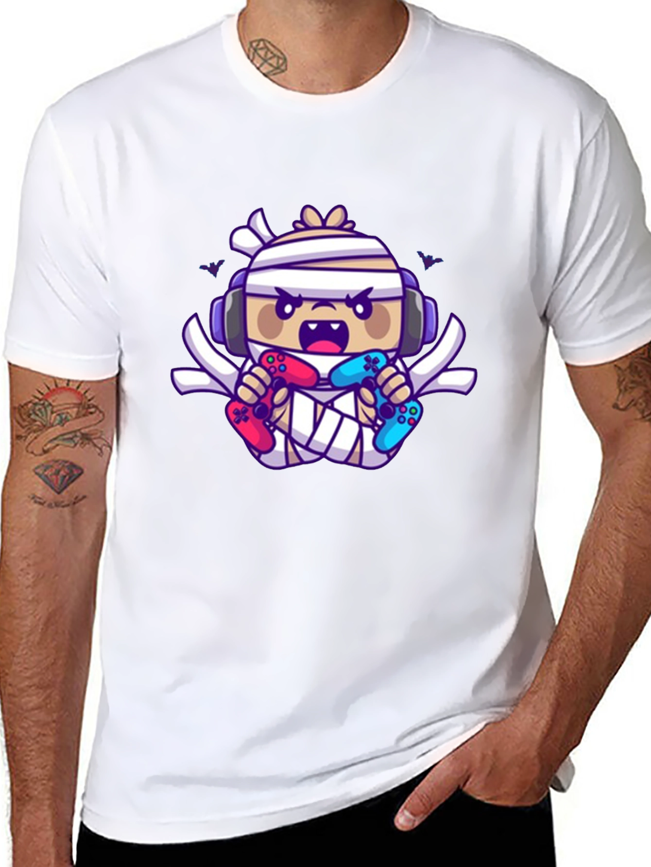 Gamer Mummy T-Shirt - Black Cotton Tee