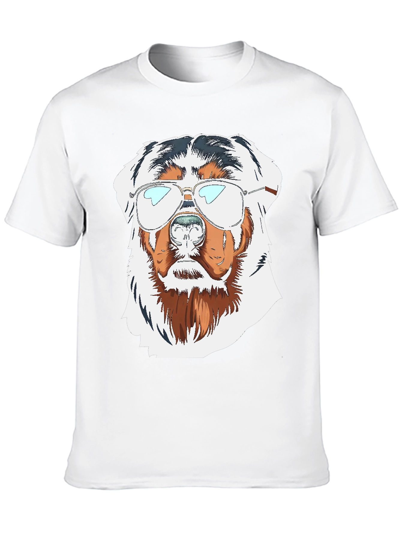 Cool Dog Graphic Tee - Black Cotton T-Shirt