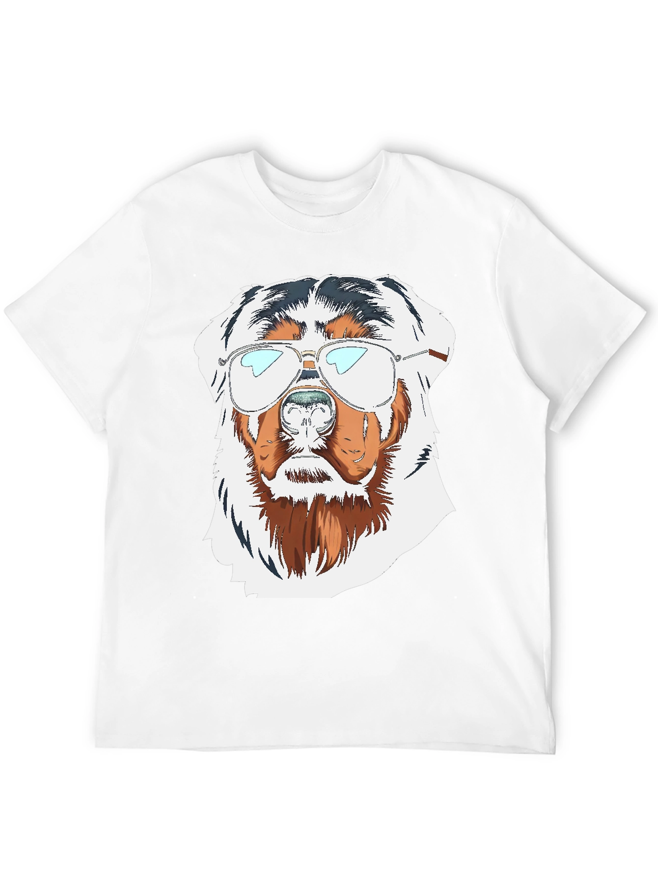 Cool Dog Graphic Tee - Black Cotton T-Shirt