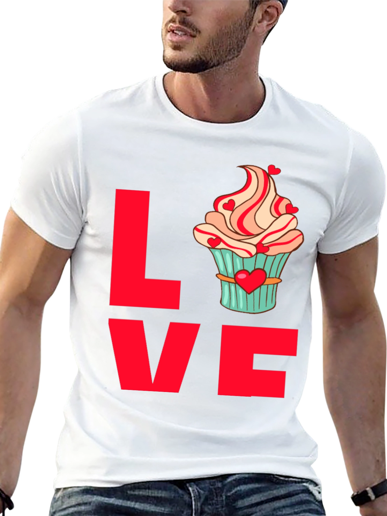 Love Cupcake T-Shirt | Cute Valentines Day Tee