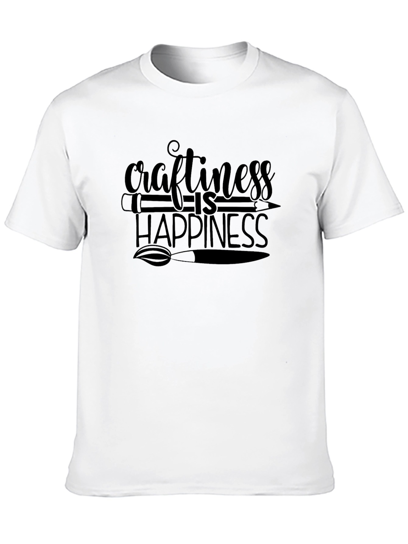 Craftiness is Happiness Graphic T-Shirt