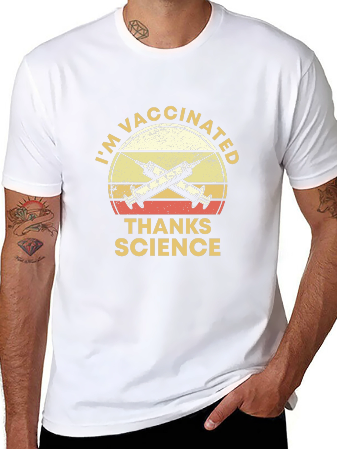 Im Vaccinated Thanks Science T-Shirt