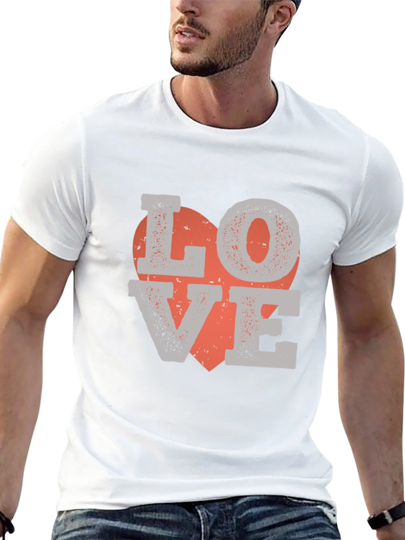 Love Graphic Print T-Shirt - Valentines Day Tee