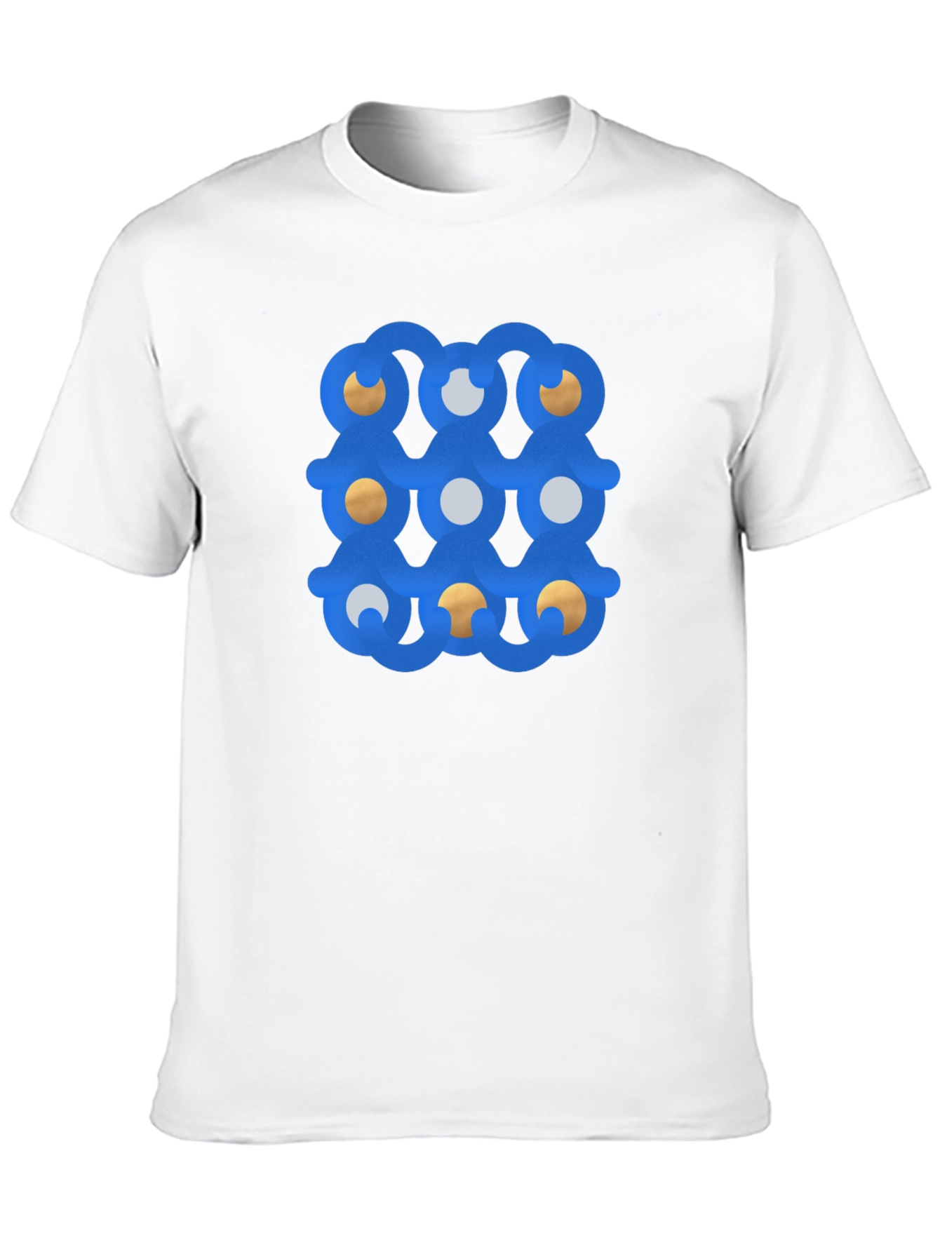 Abstract Graphic Print Black T-Shirt