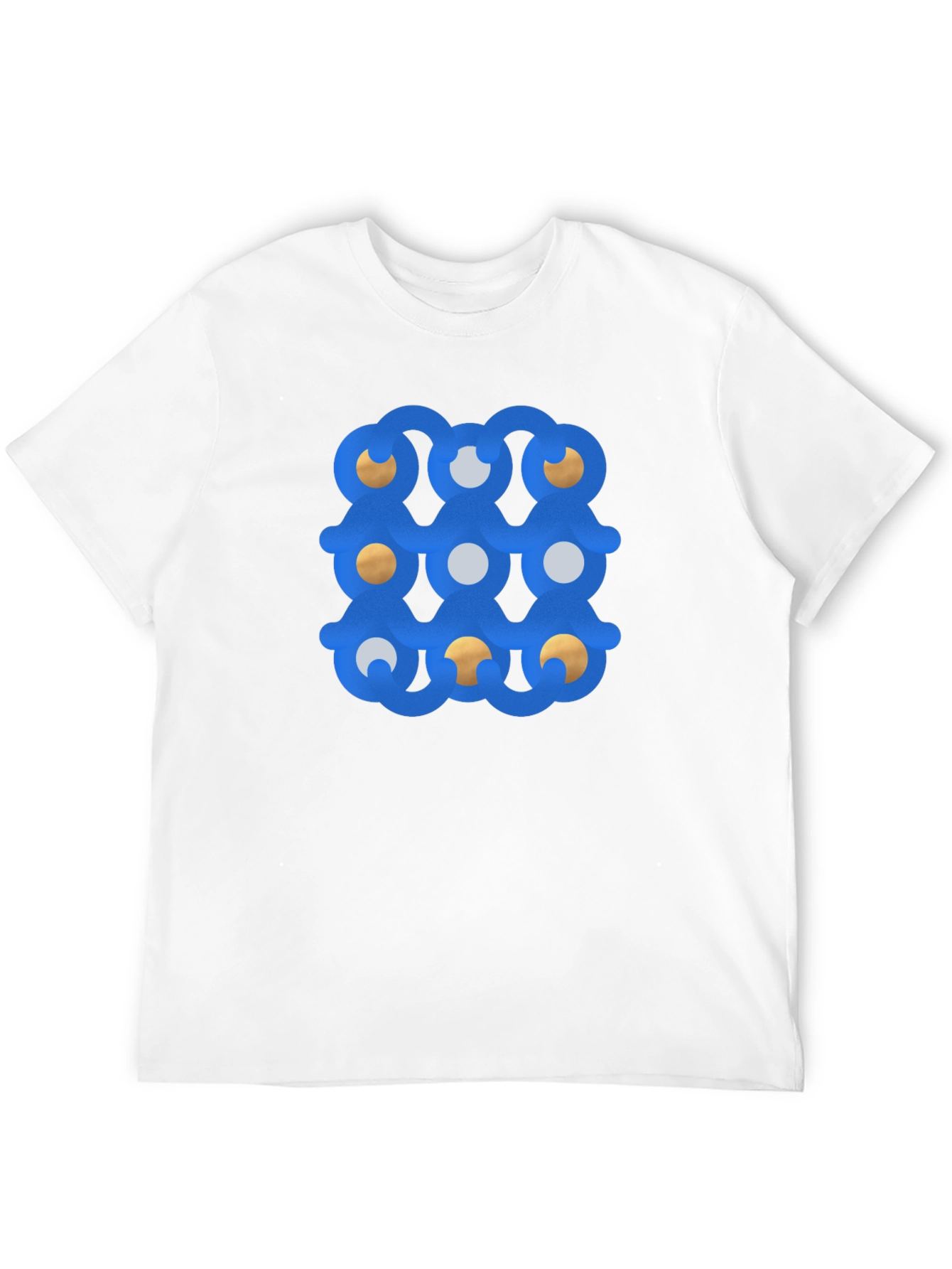 Abstract Graphic Print Black T-Shirt