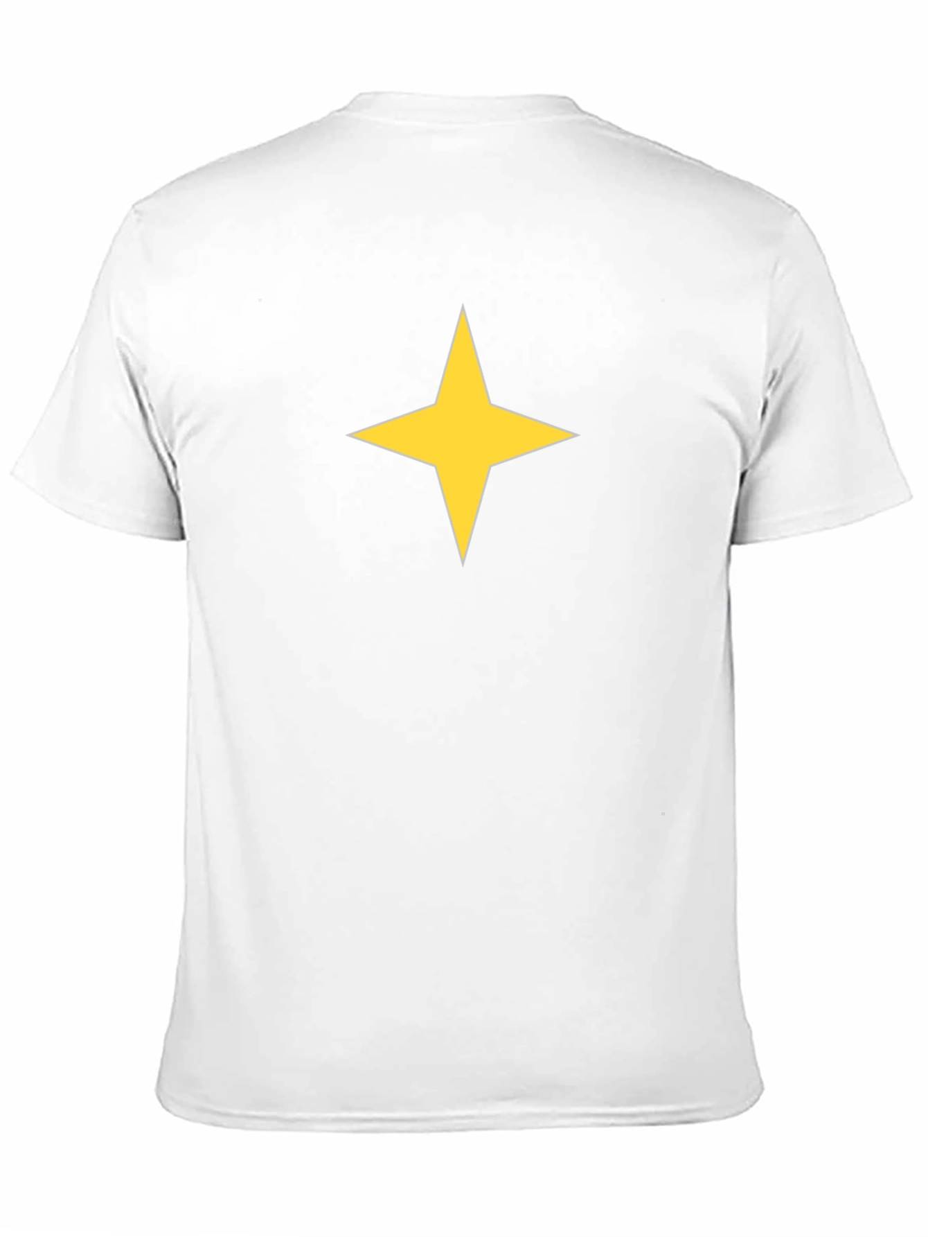 Black Tee with Yellow Star