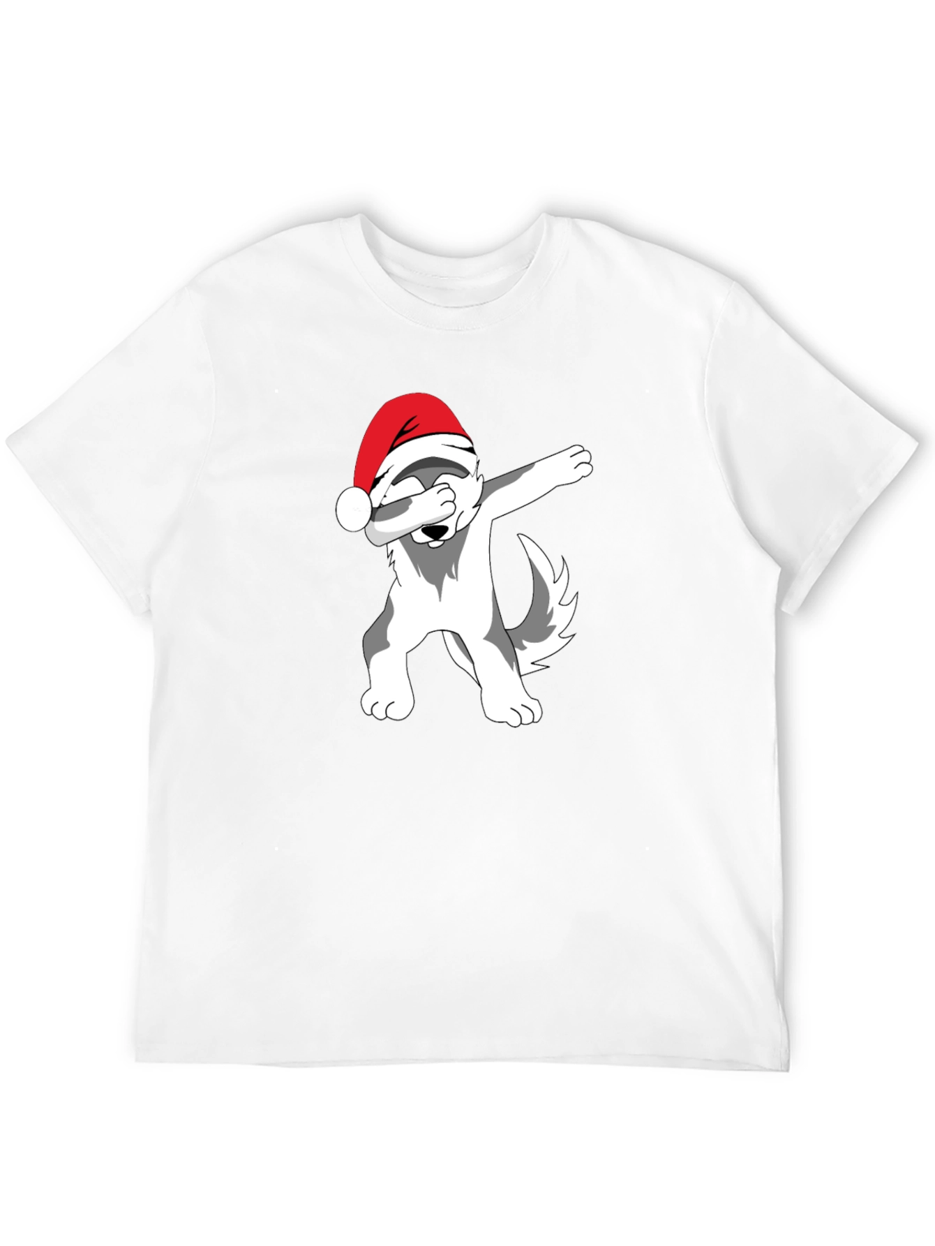 Dabbing Dog Christmas T-Shirt