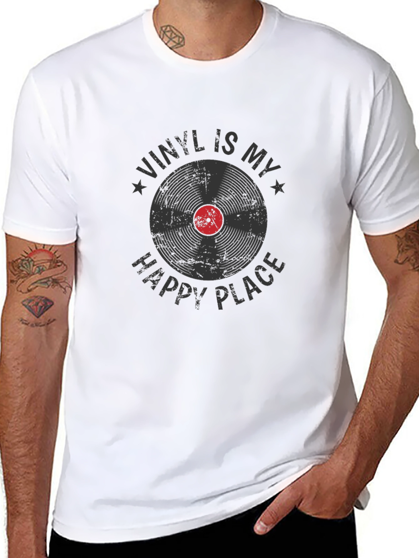 Vinyl is My Happy Place T-Shirt