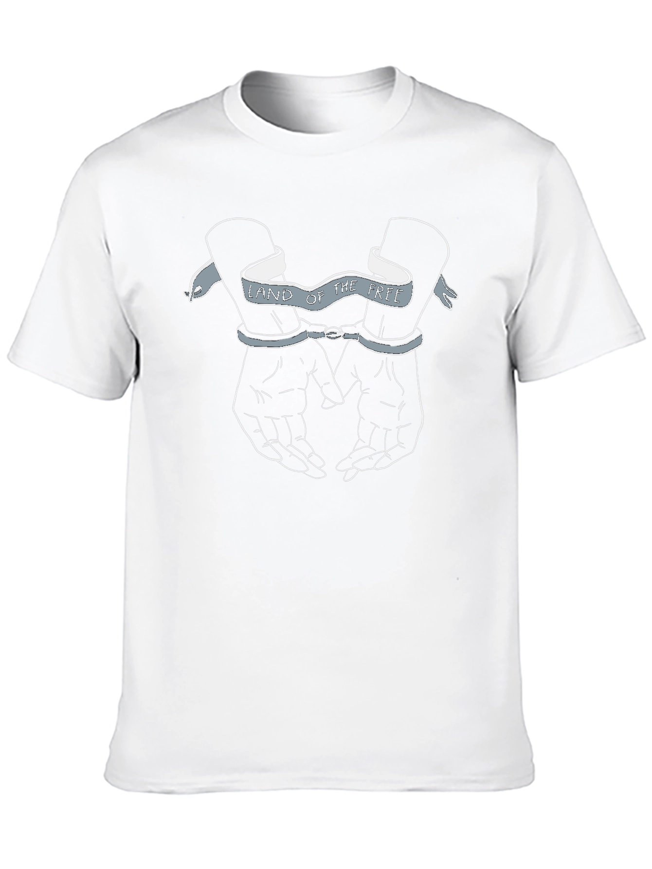 Land Of The Free Handcuffed Graphic T-Shirt