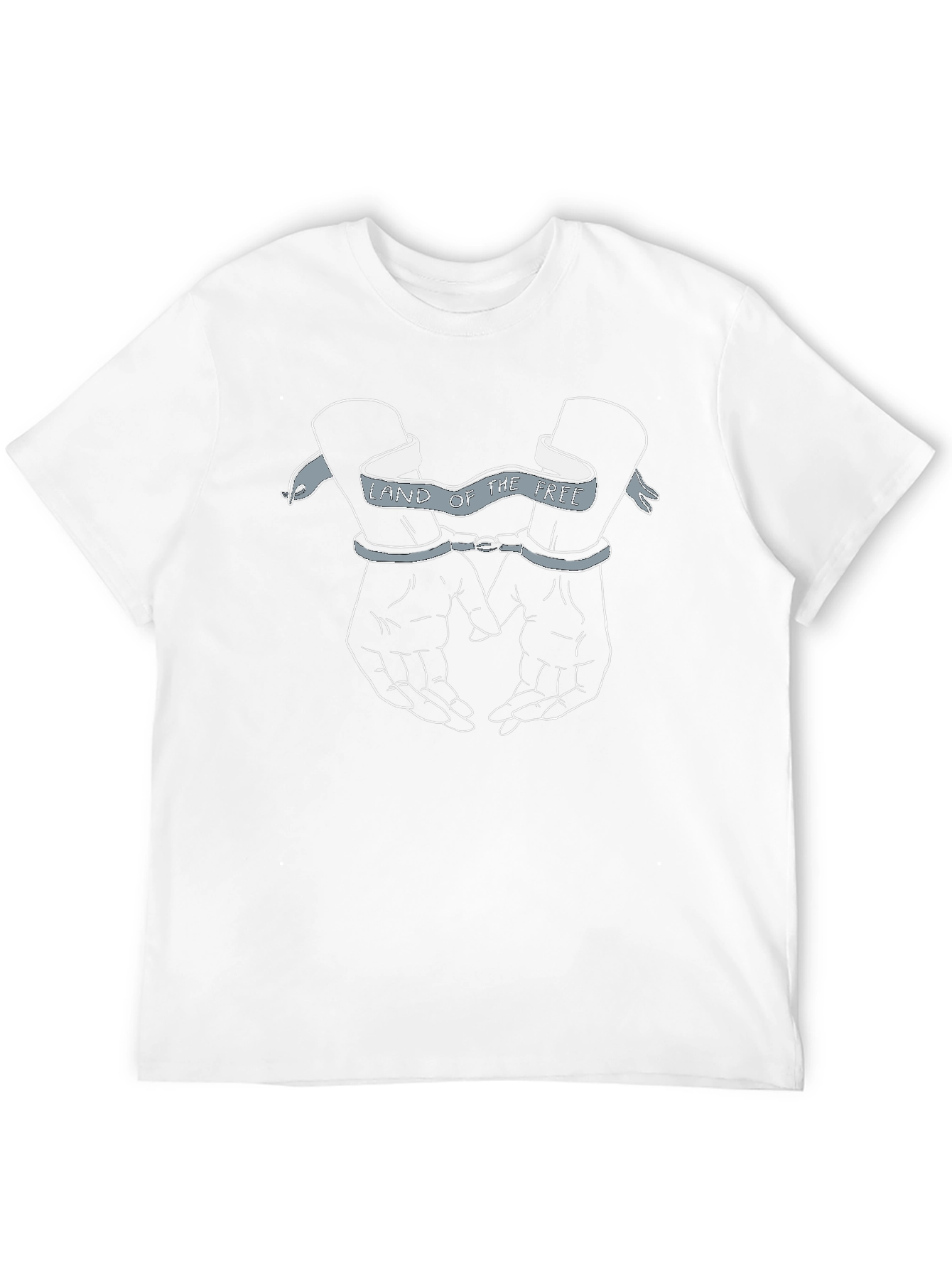 Land Of The Free Handcuffed Graphic T-Shirt